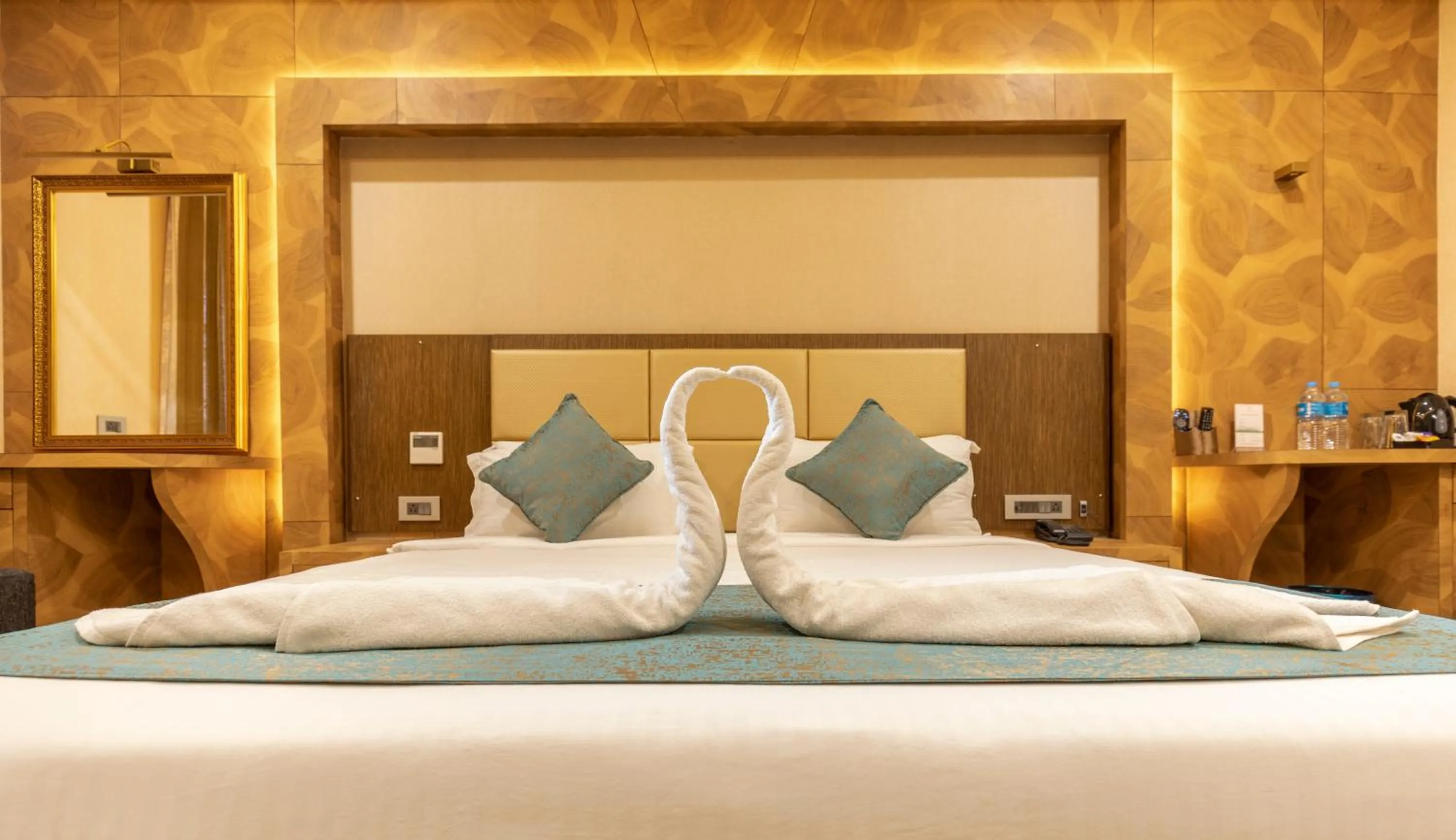 Bed in Hotel ARJUNAA