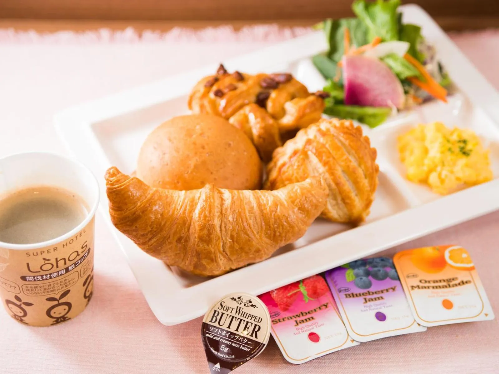 Breakfast in Super Hotel Fukushima Iwaki