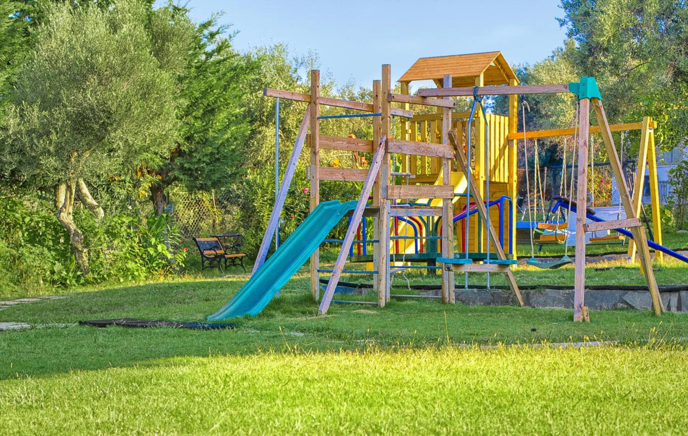 Children play ground in Samothraki Beach Boutique Hotel
