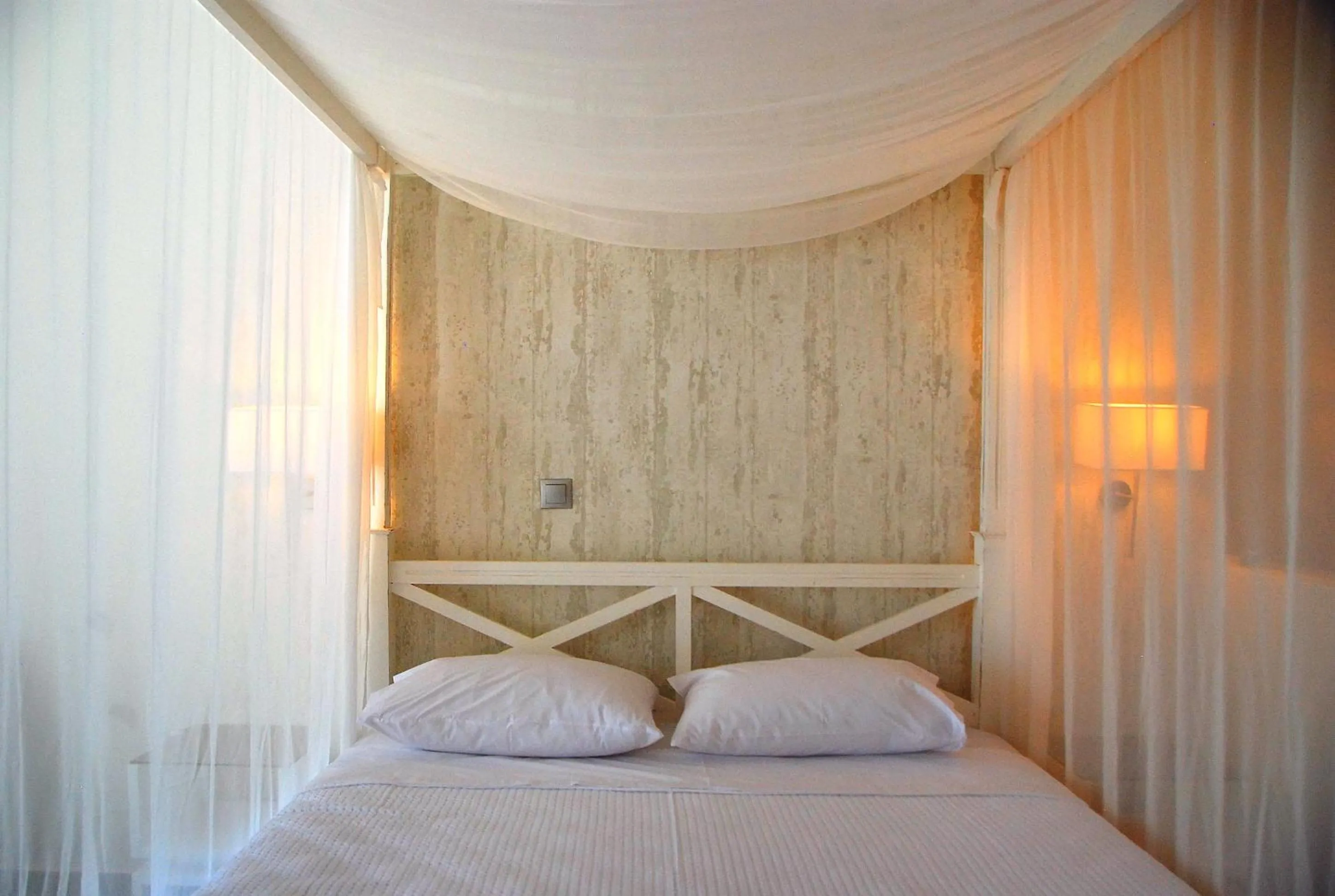 Bed in Samothraki Beach Boutique Hotel