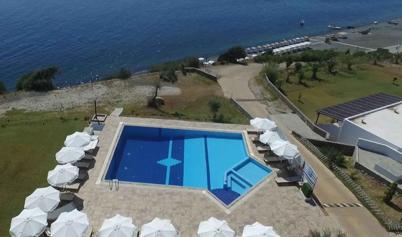 Pool view in Samothraki Beach Boutique Hotel