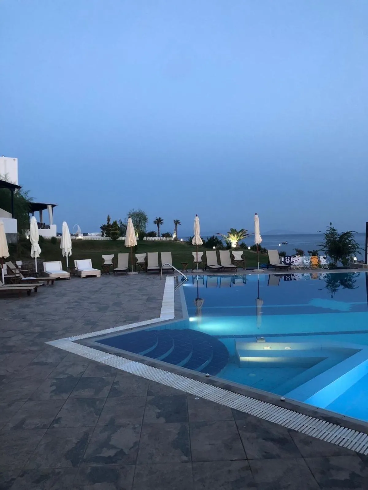 Pool view in Samothraki Beach Boutique Hotel