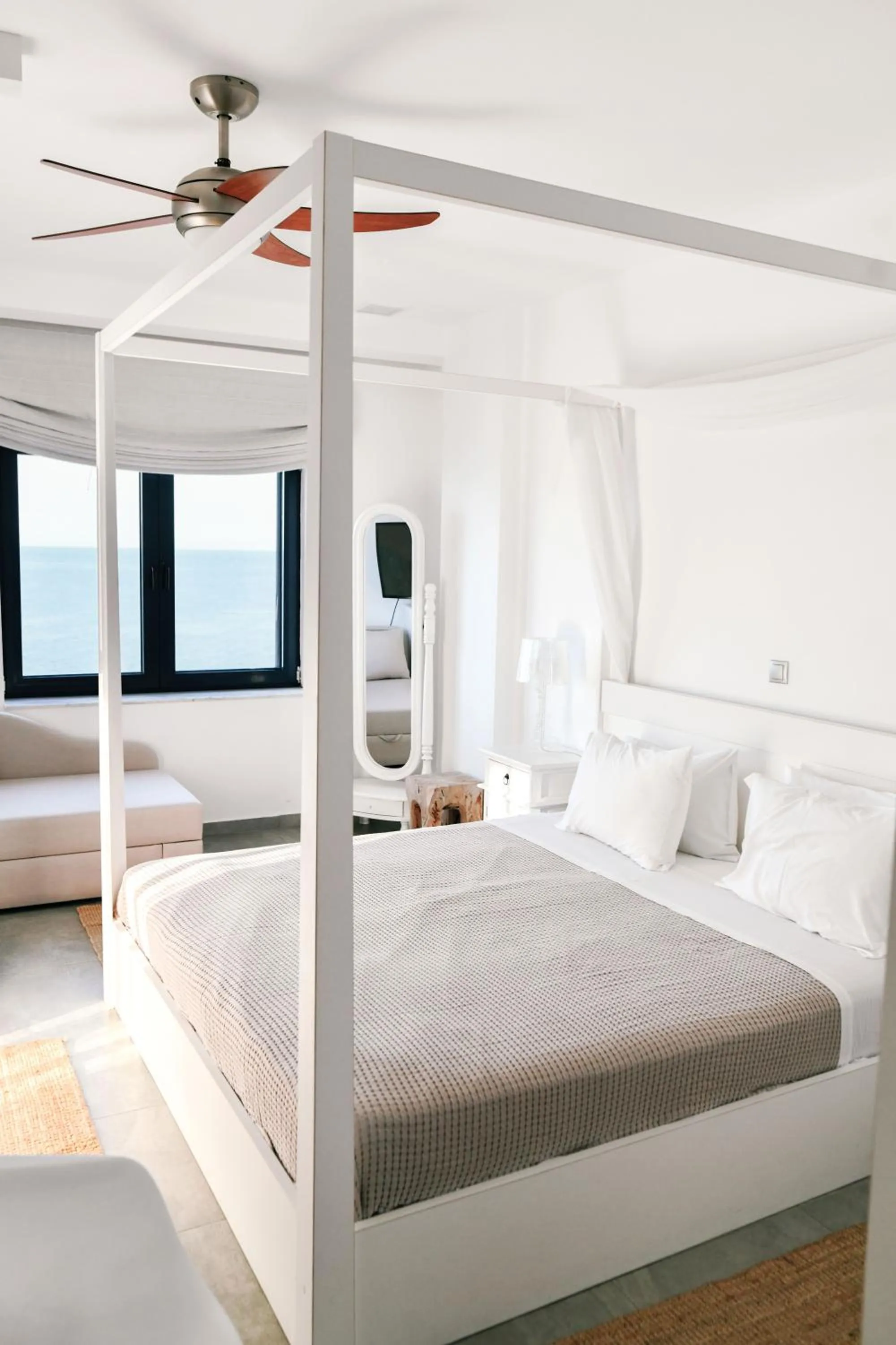 Bed in Samothraki Beach Boutique Hotel