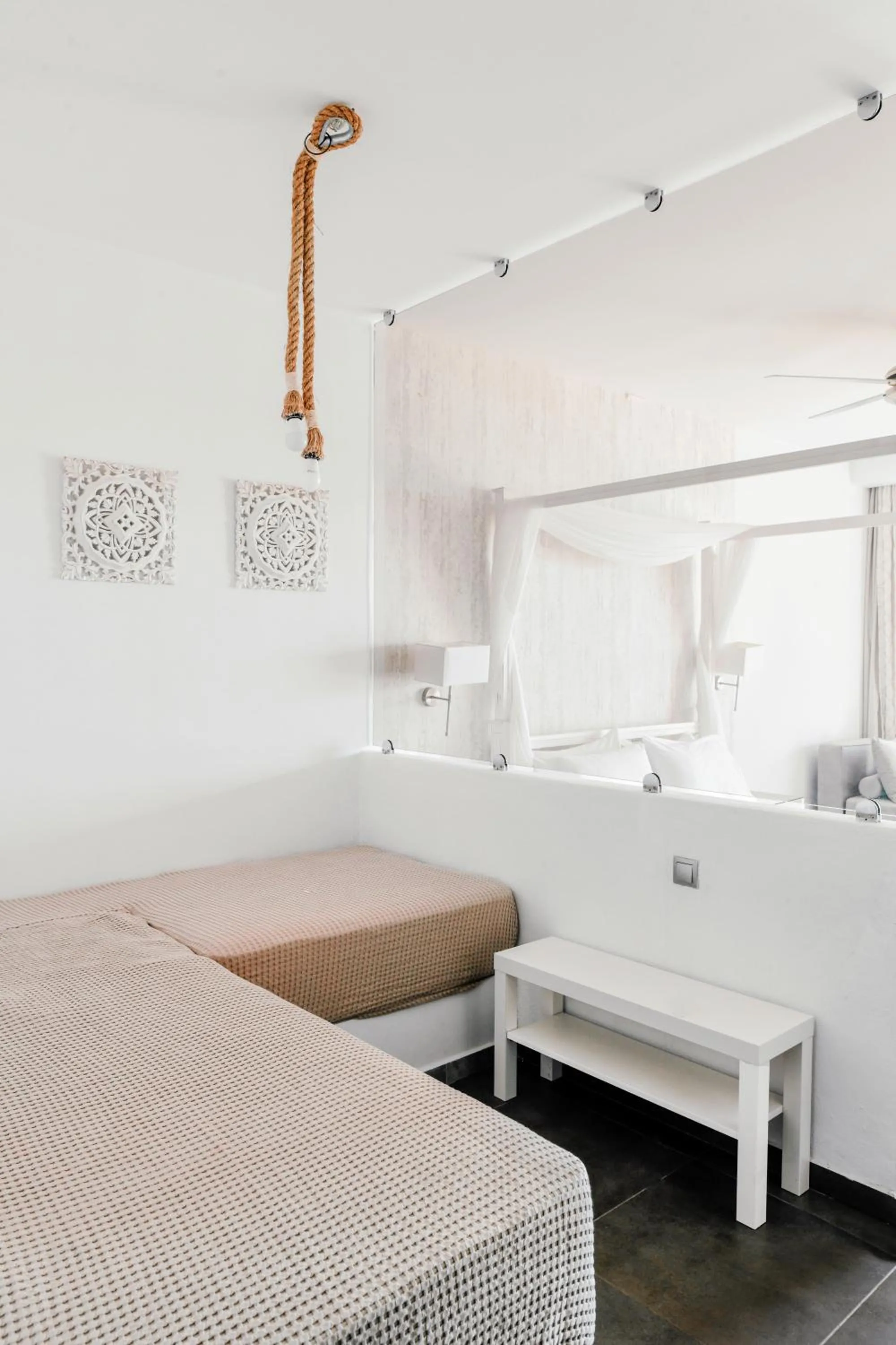 Bed in Samothraki Beach Boutique Hotel