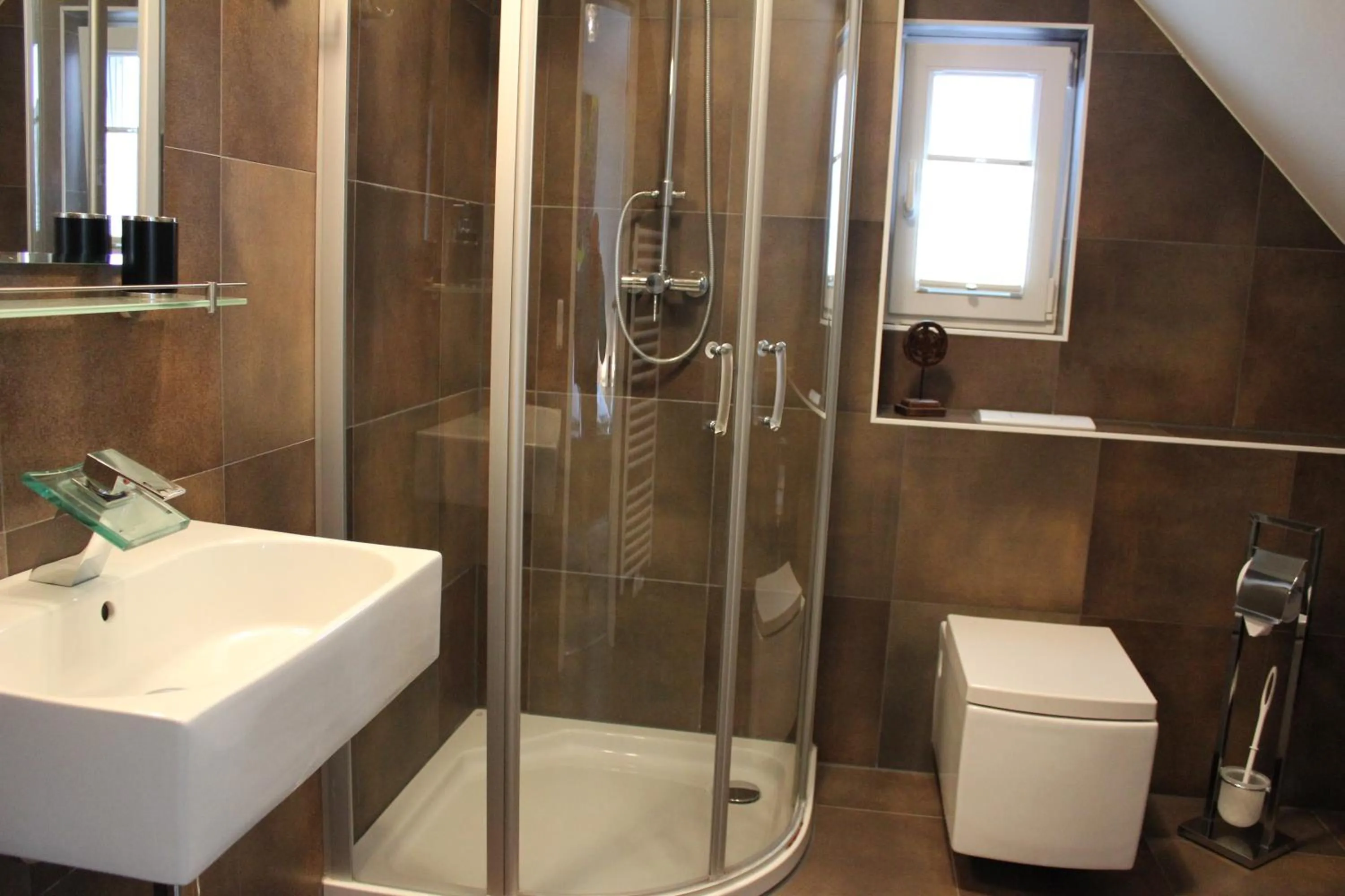 Shower in Pension Amo Marem