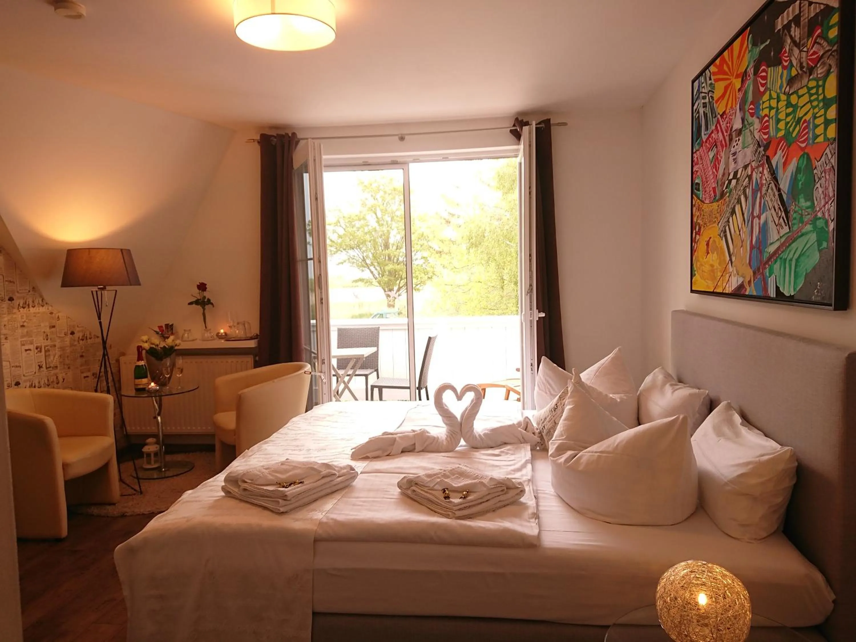 Bed in Pension Amo Marem