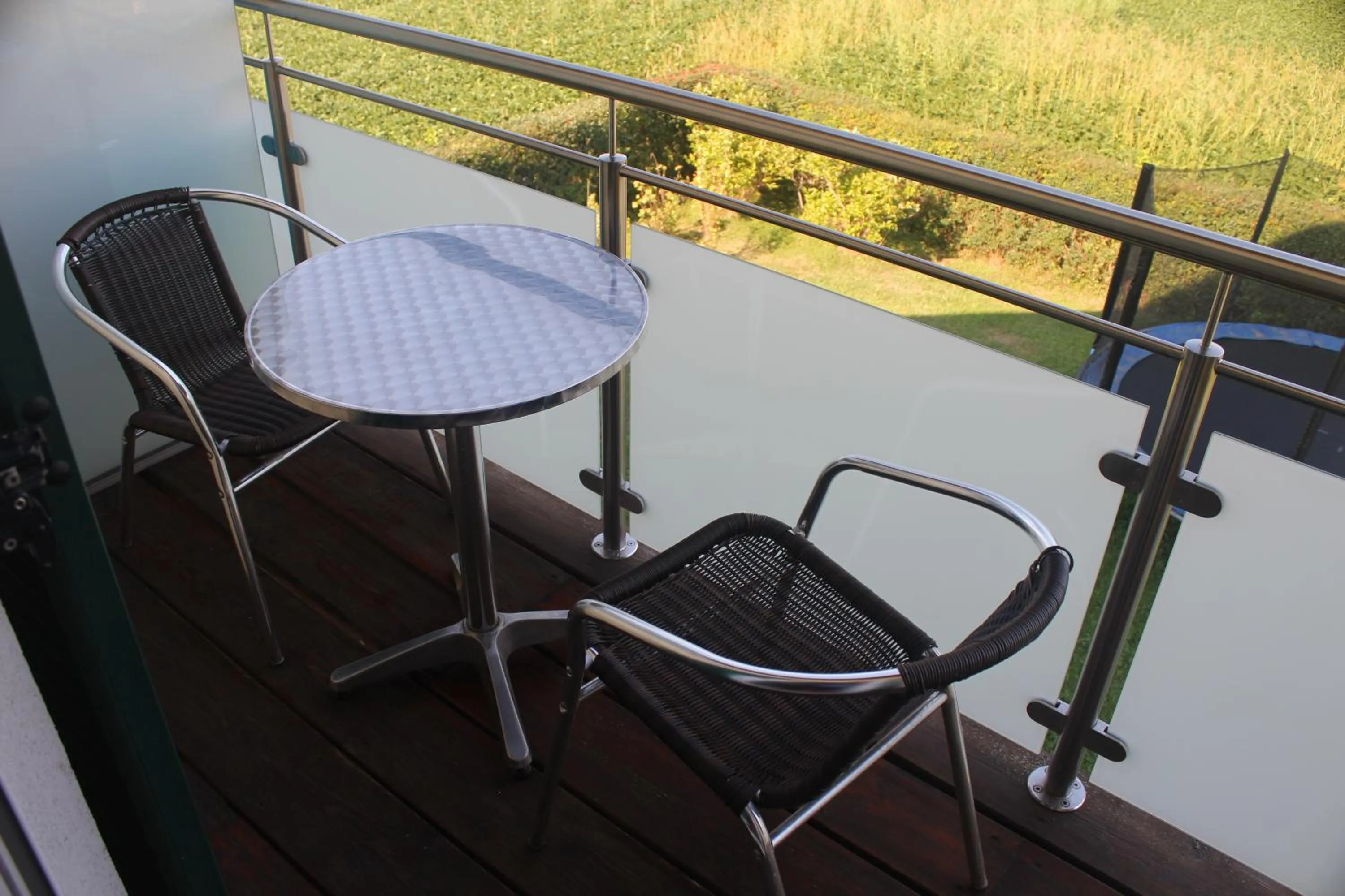 Balcony/Terrace in Gästehaus Christa ****