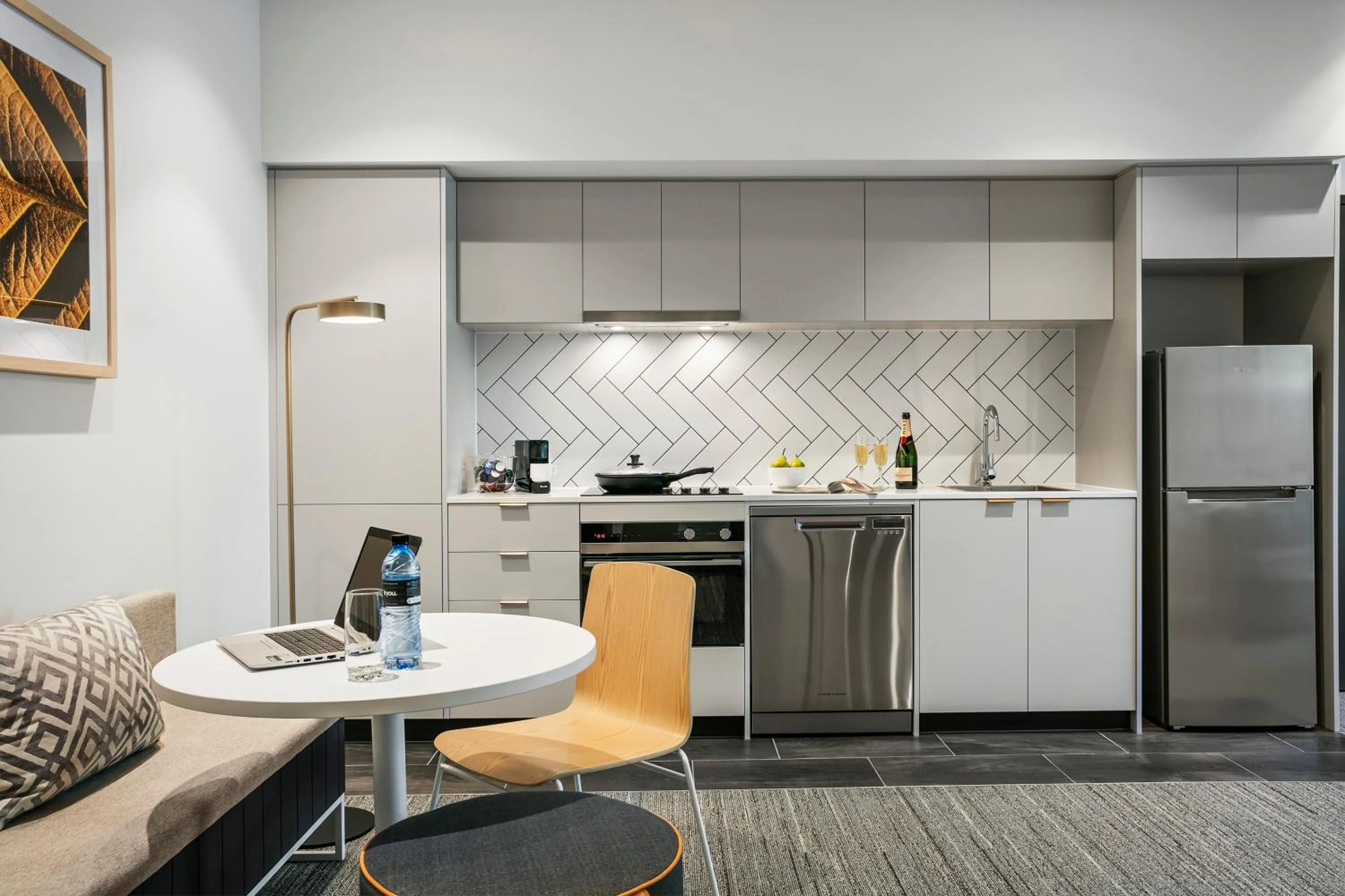 Kitchen or kitchenette in Quest Canberra City Walk