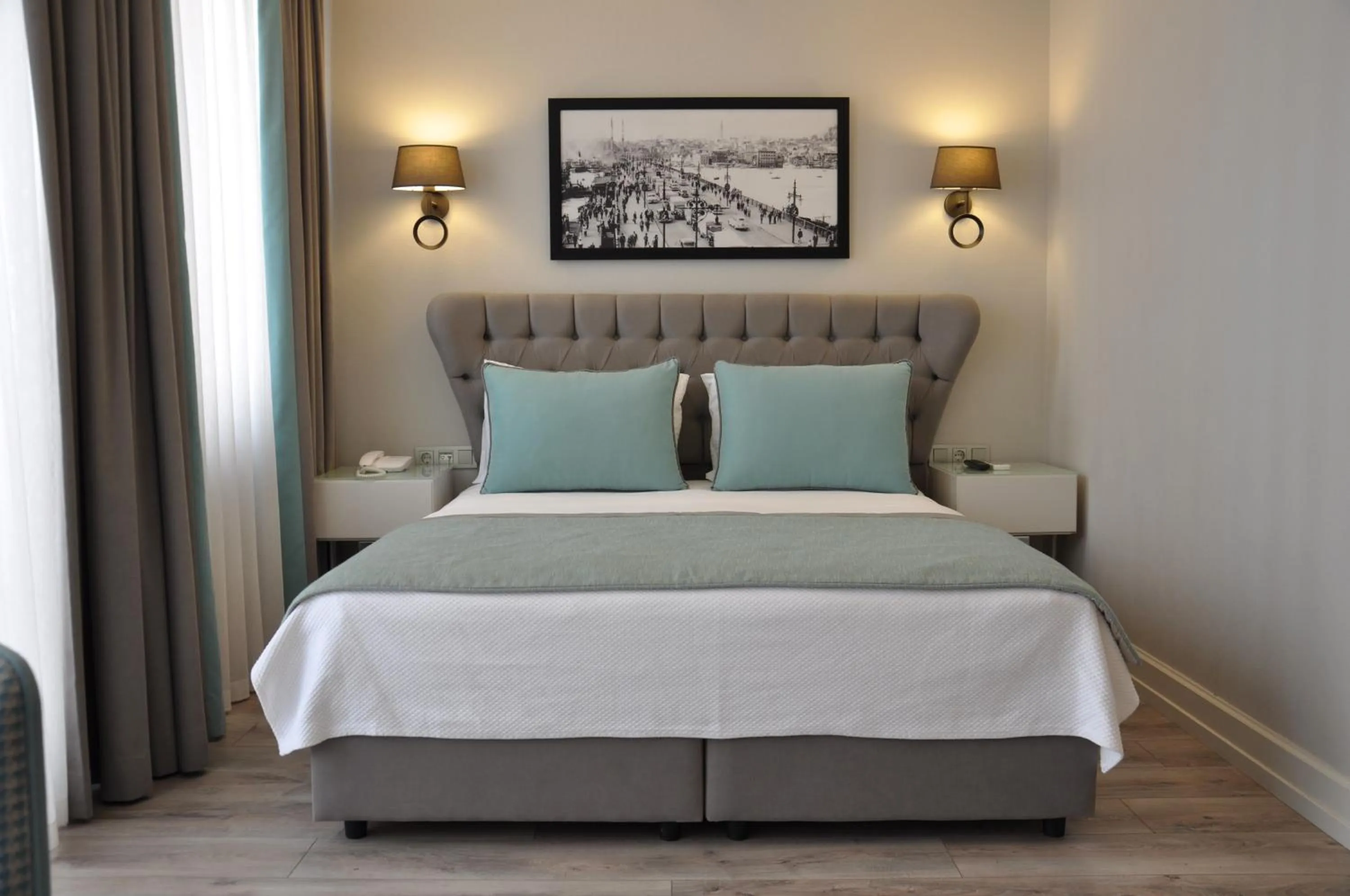 Decorative detail, Bed in Centrum Suites İstanbul