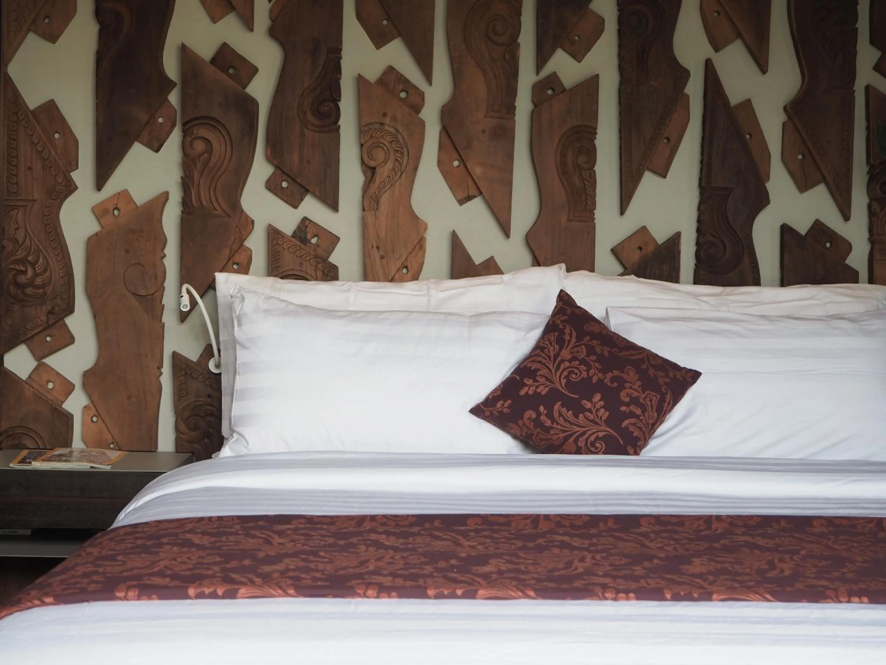 Bed in Pronoia Beach Resort