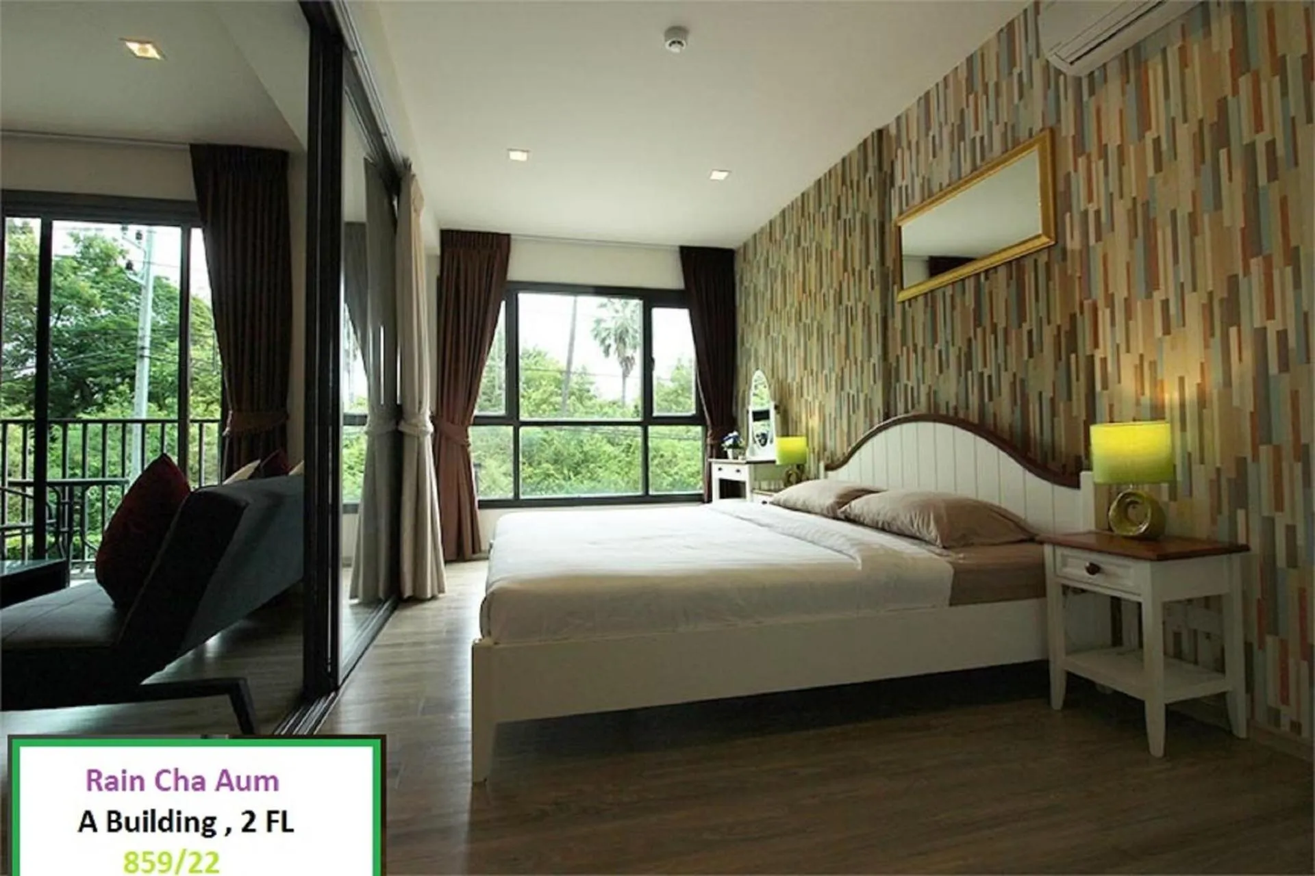 Bed in Rain Cha Am Hua Hin