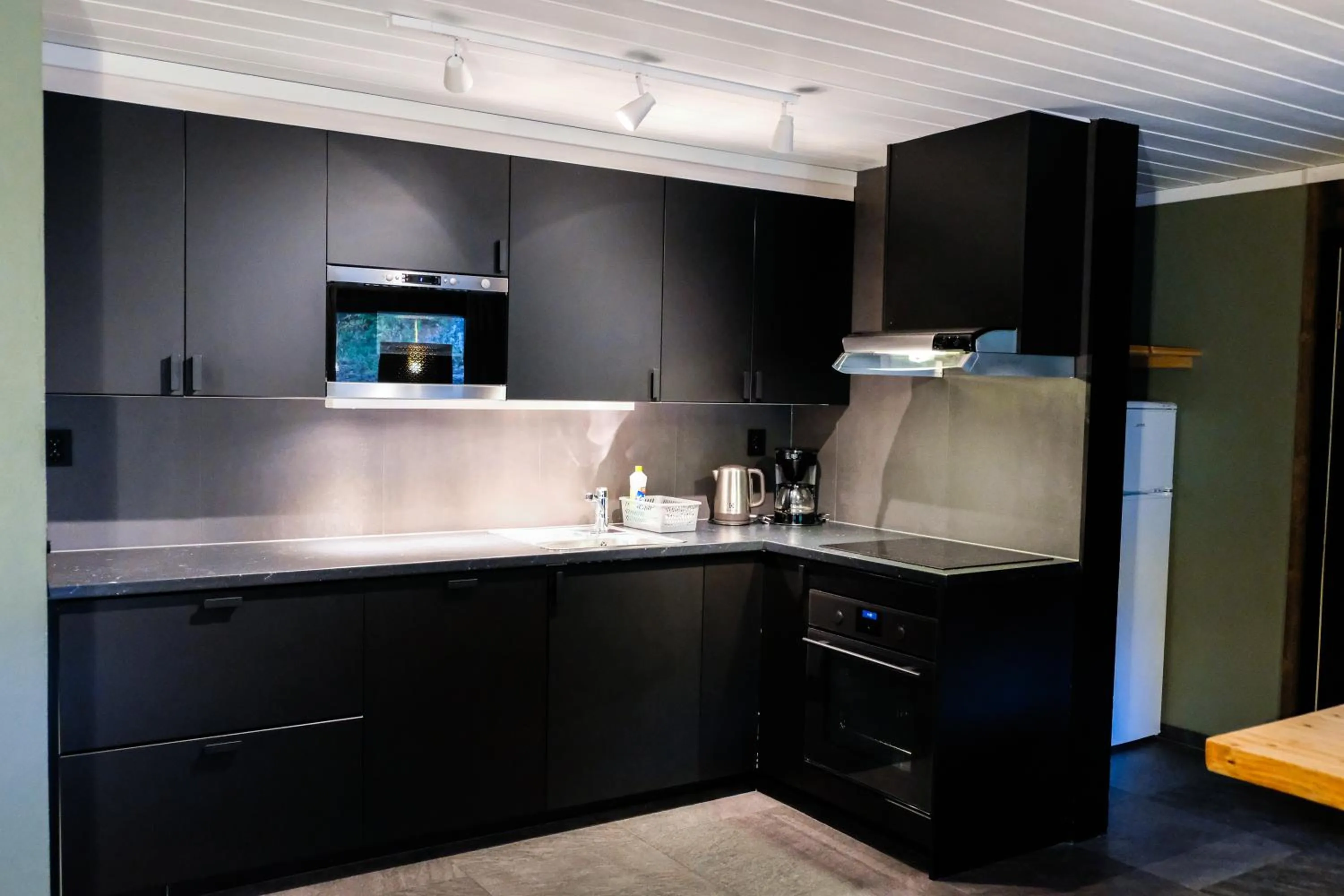 Kitchen or kitchenette in Hemsetunet Apartments