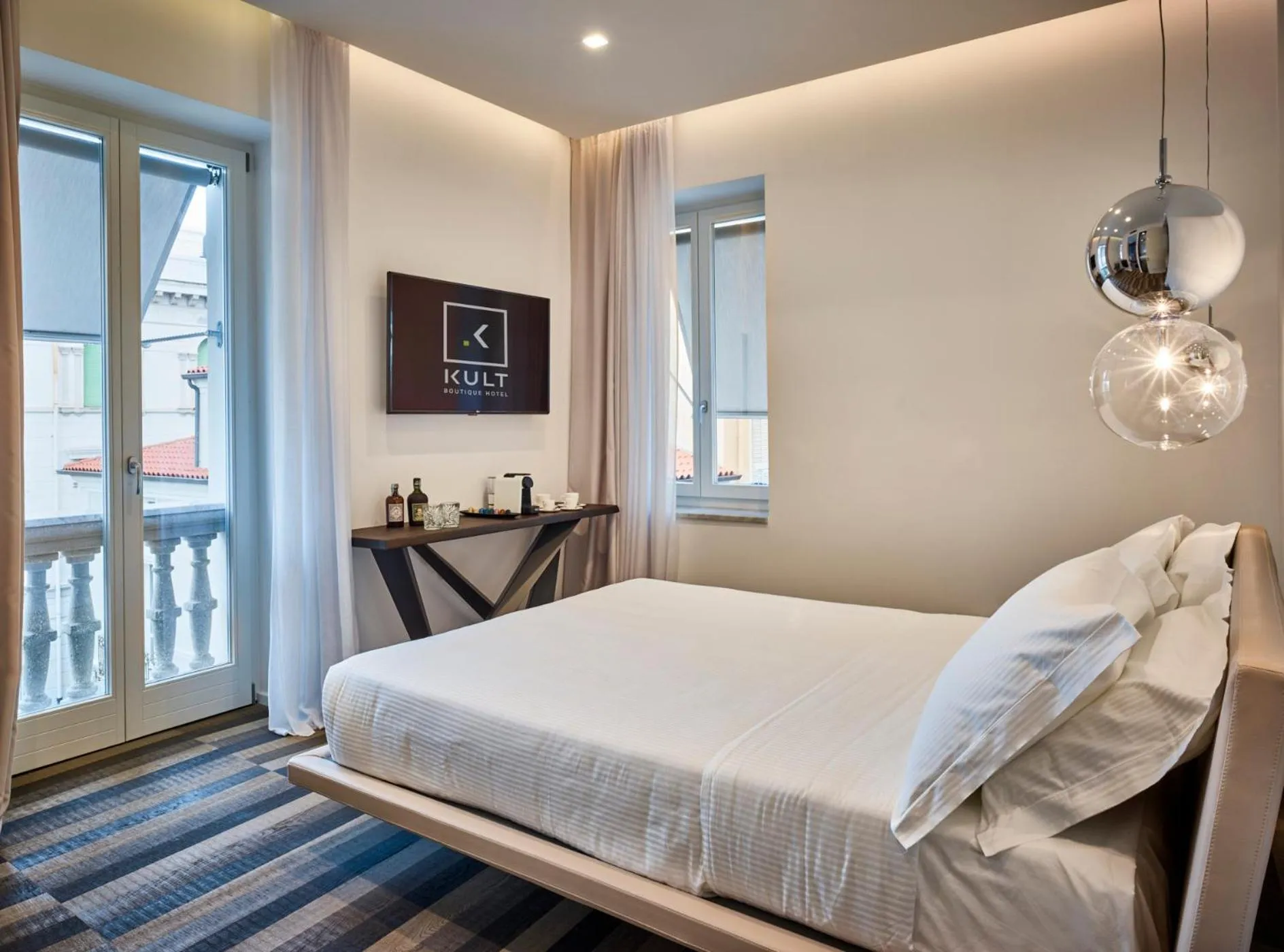 Bed in HOTIDAY Olbia Wallure