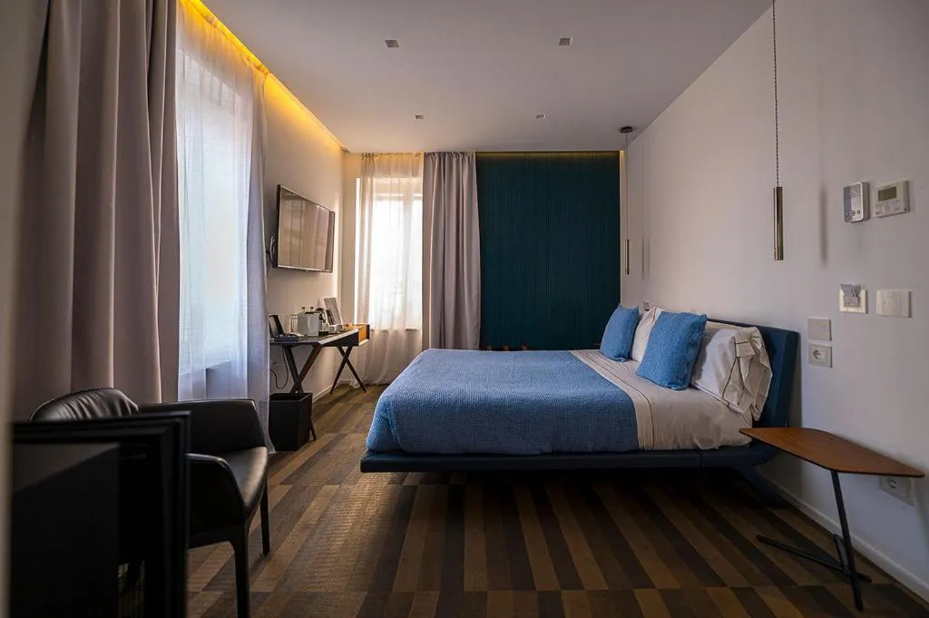 Bedroom, Bed in HOTIDAY Olbia Wallure