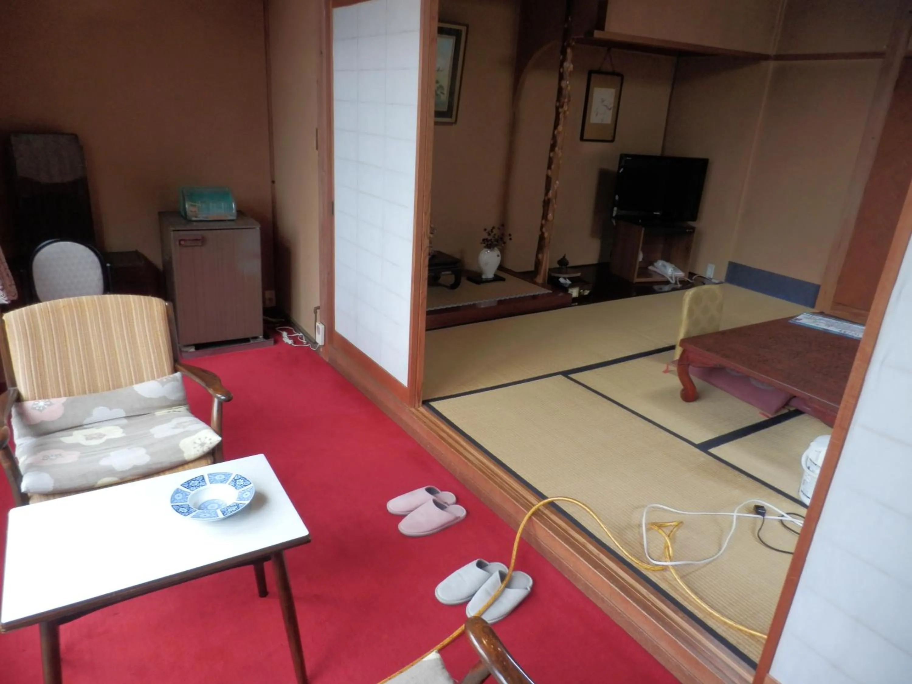 Decorative detail in Maruka Ryokan