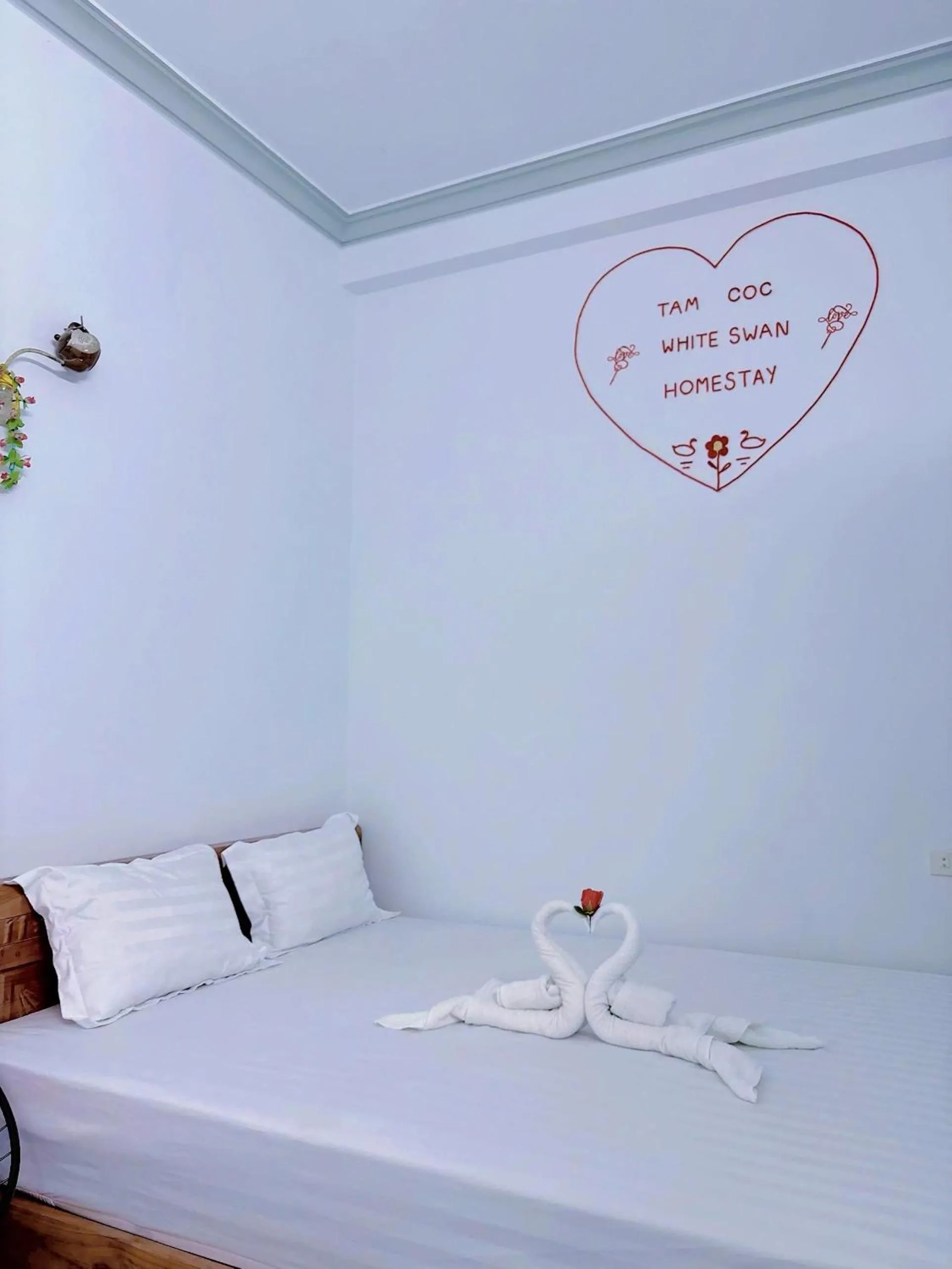 Bed in Tam Coc White Swan Homestay