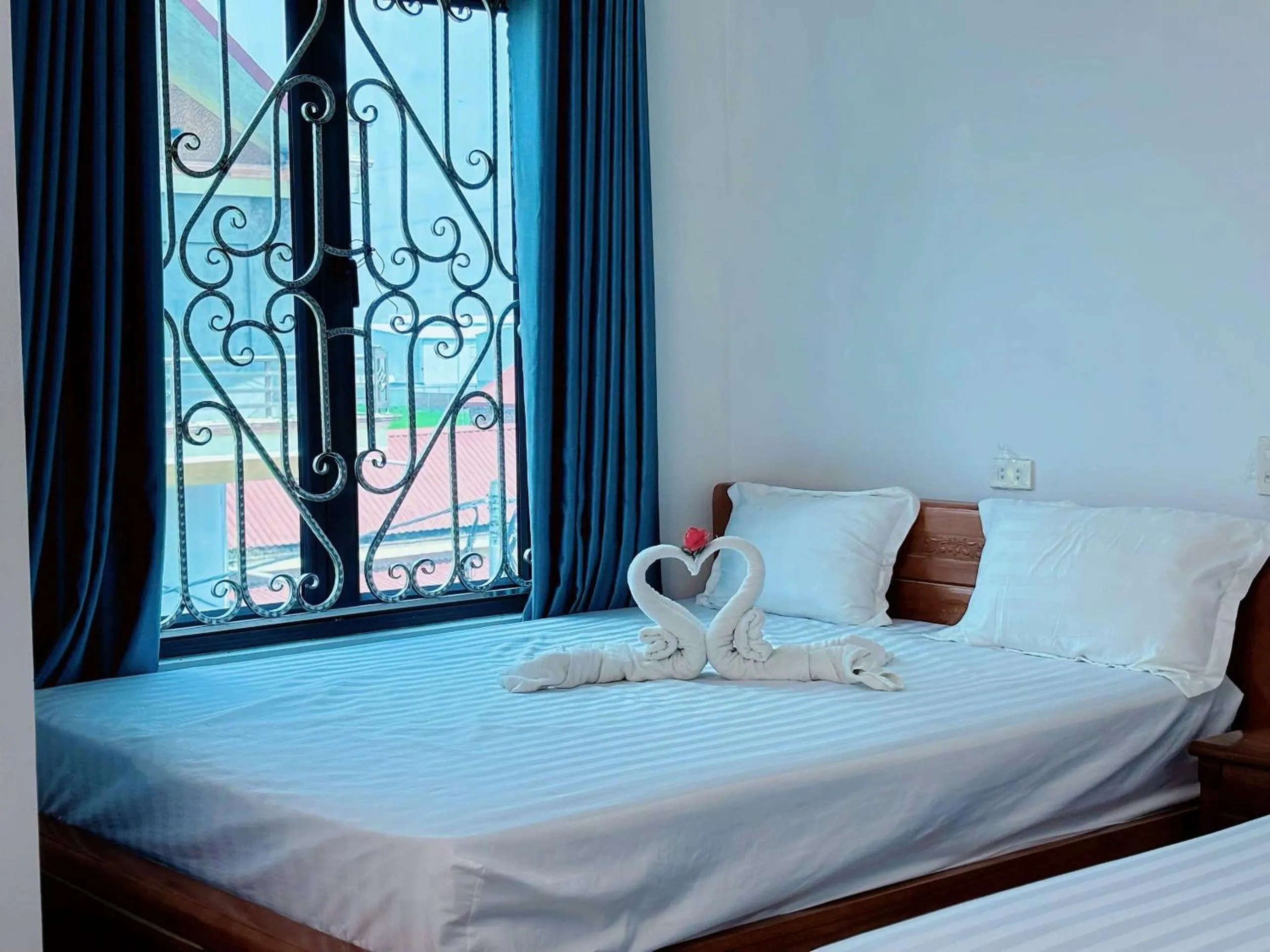 Bed in Tam Coc White Swan Homestay