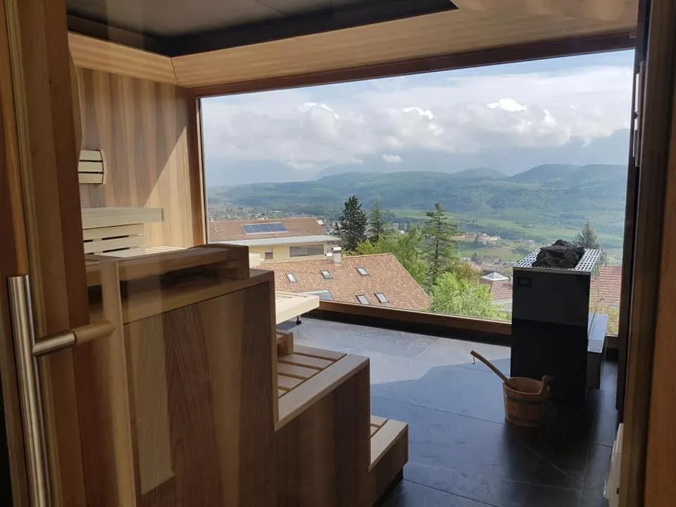 Sauna in Aparthotel Malga