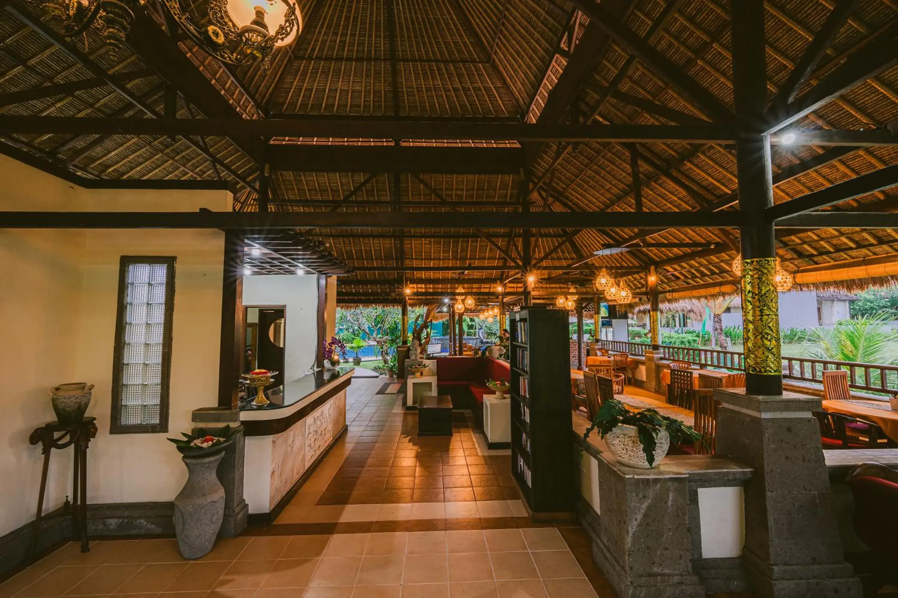Lobby or reception in Medewi Bay Retreat Lobby or reception in Medewi Bay Retreat