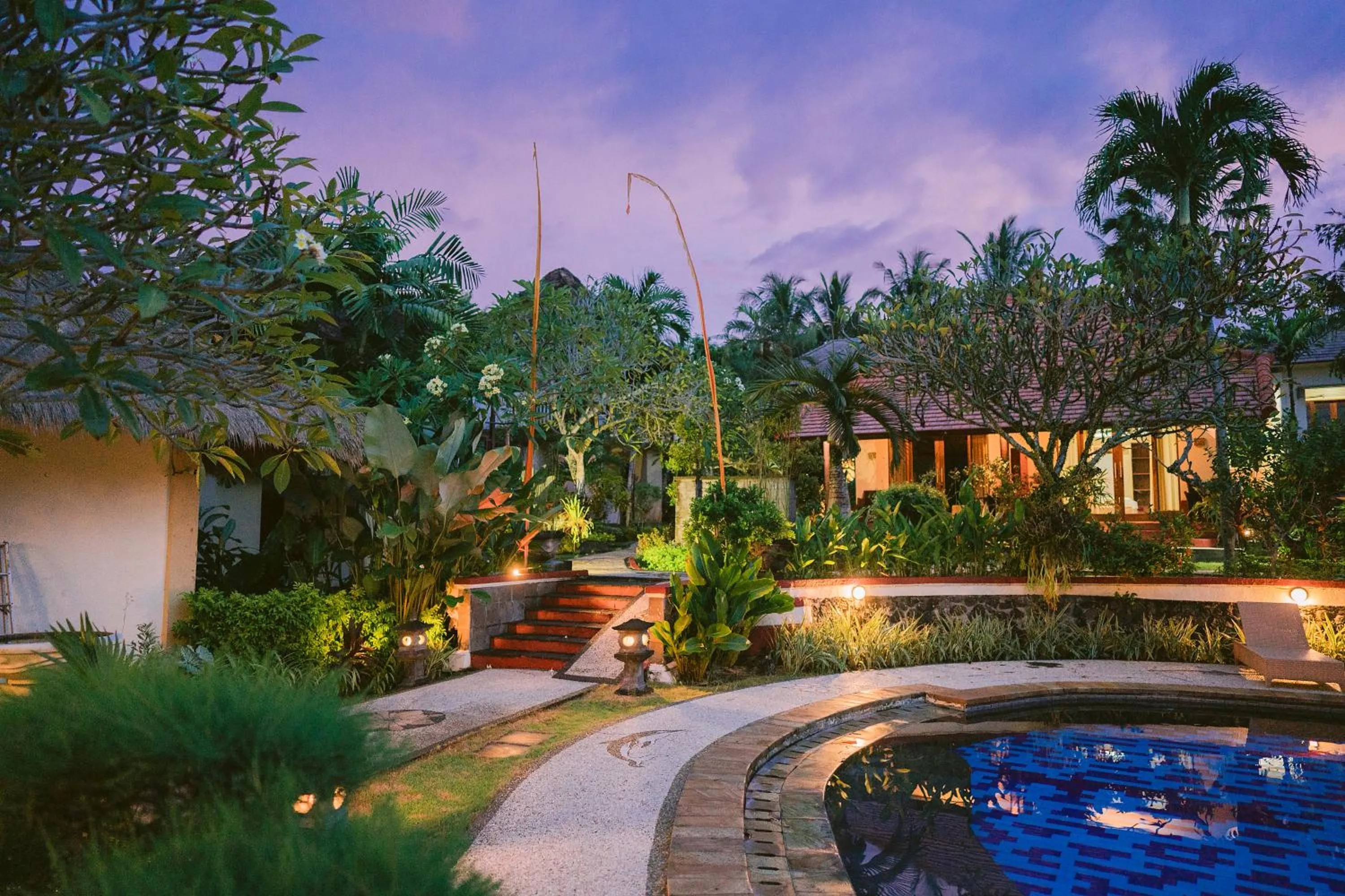 Garden in Medewi Bay Retreat