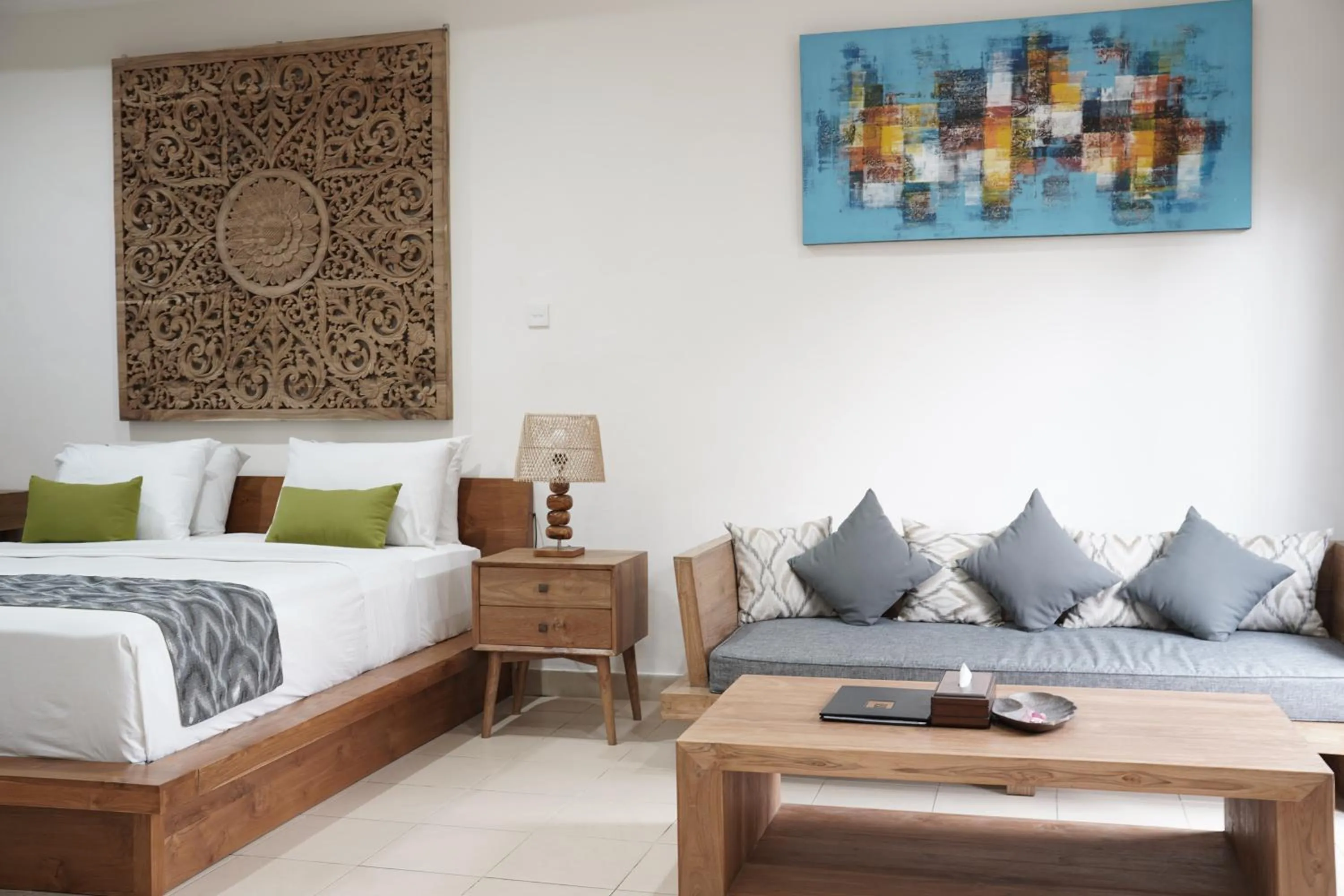 Property building, Bed in Medewi Bay Retreat