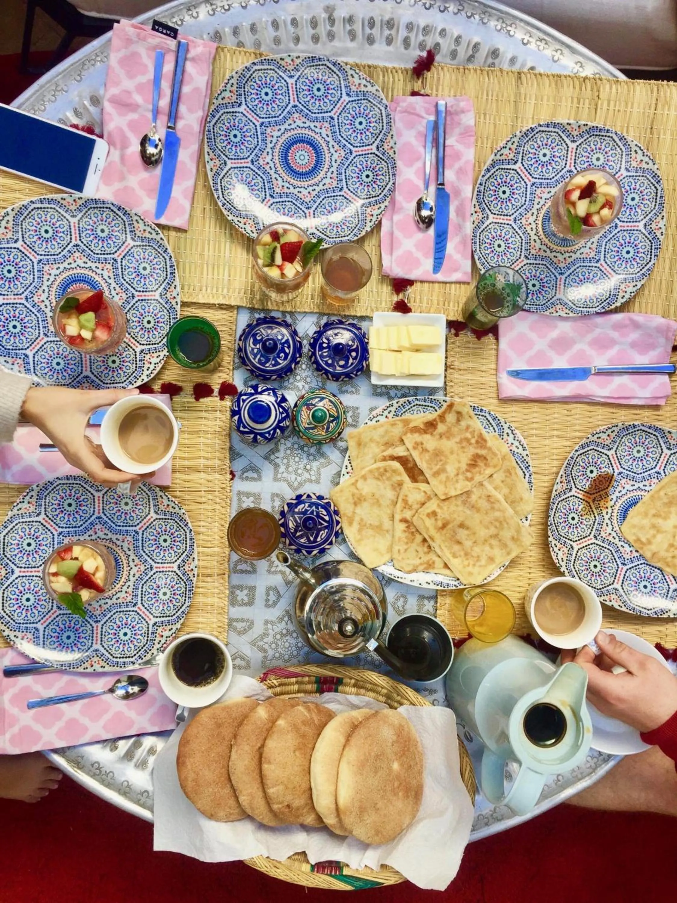 Food close-up in Berber Duchess Riad