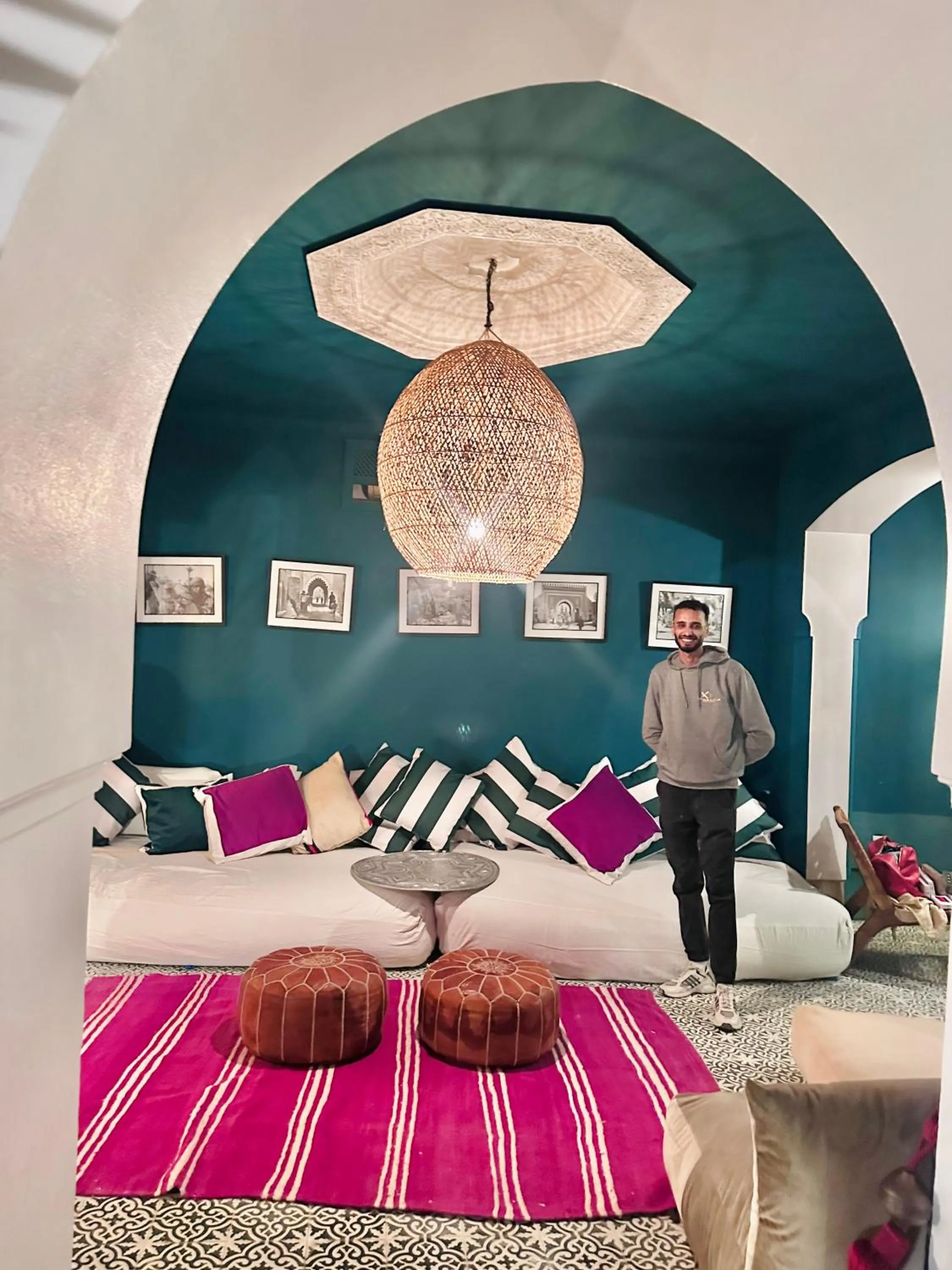 Living room, Bed in Berber Duchess Riad