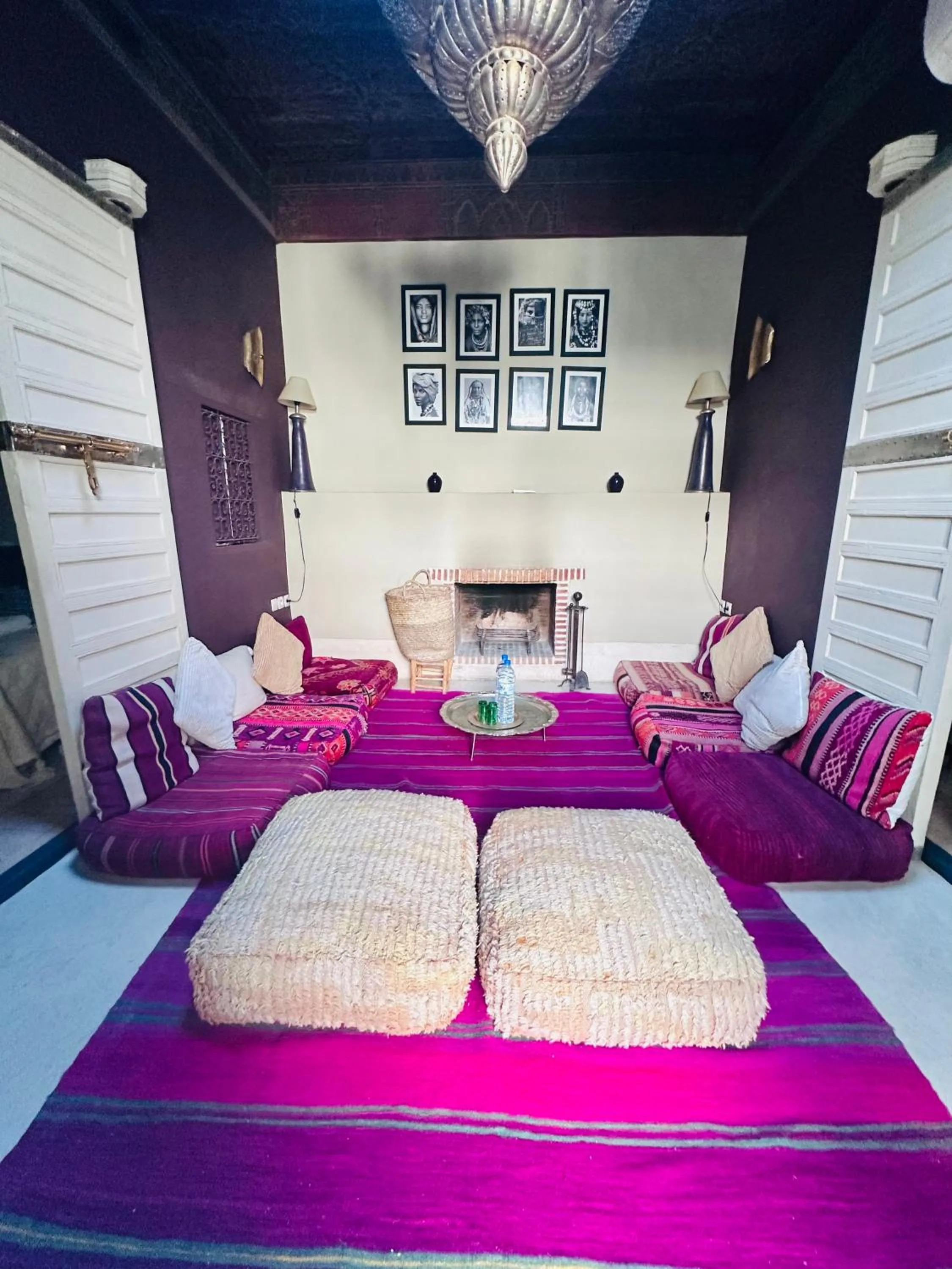 Living room, Bed in Berber Duchess Riad