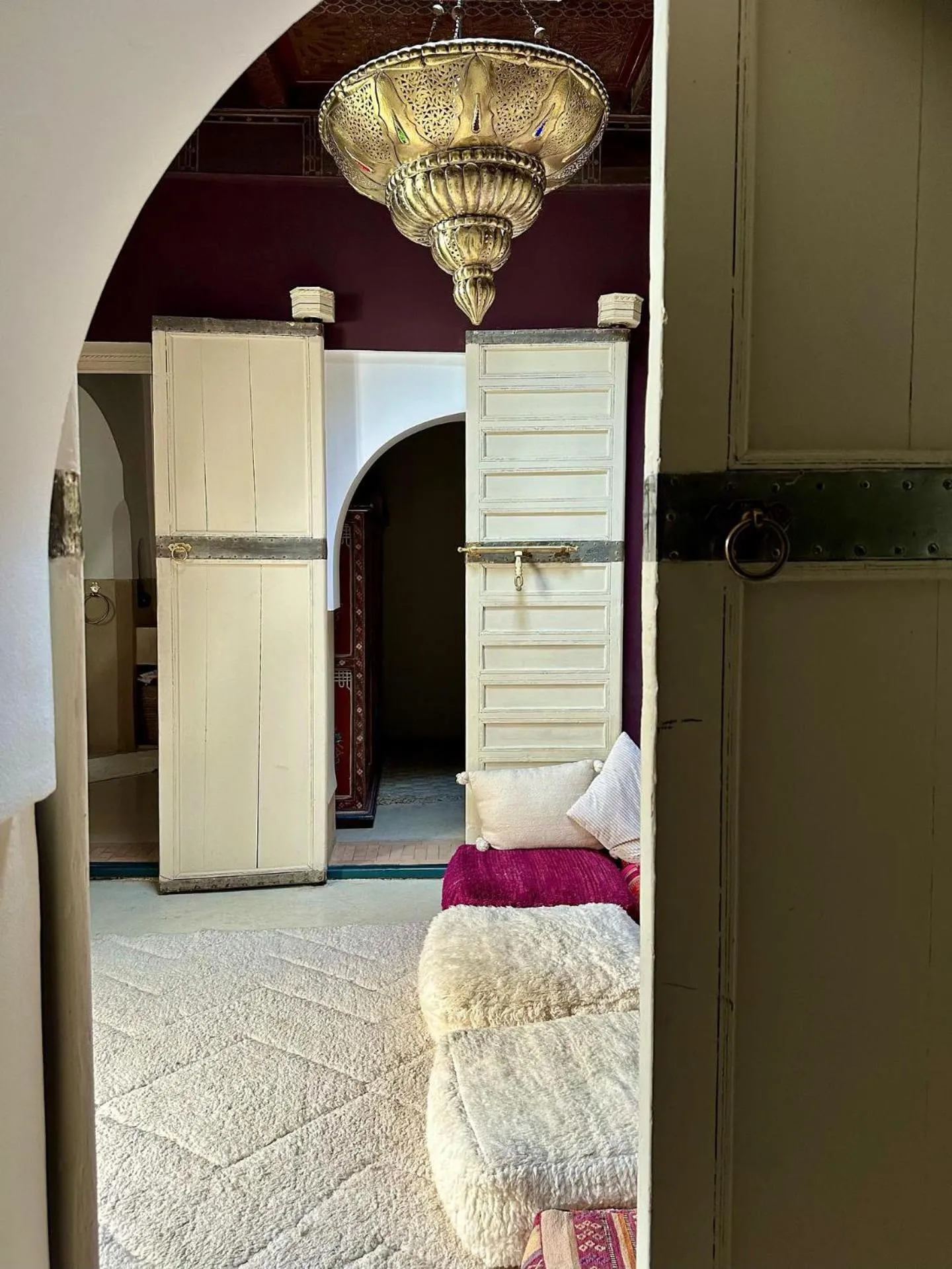 Seating area in Berber Duchess Riad