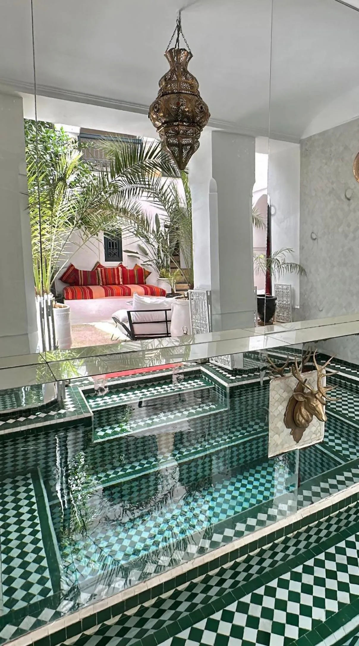 Pool view in Berber Duchess Riad