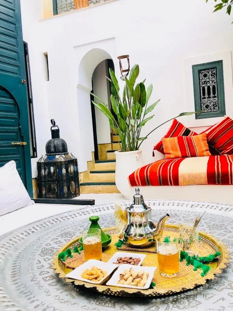 Seating area in Berber Duchess Riad