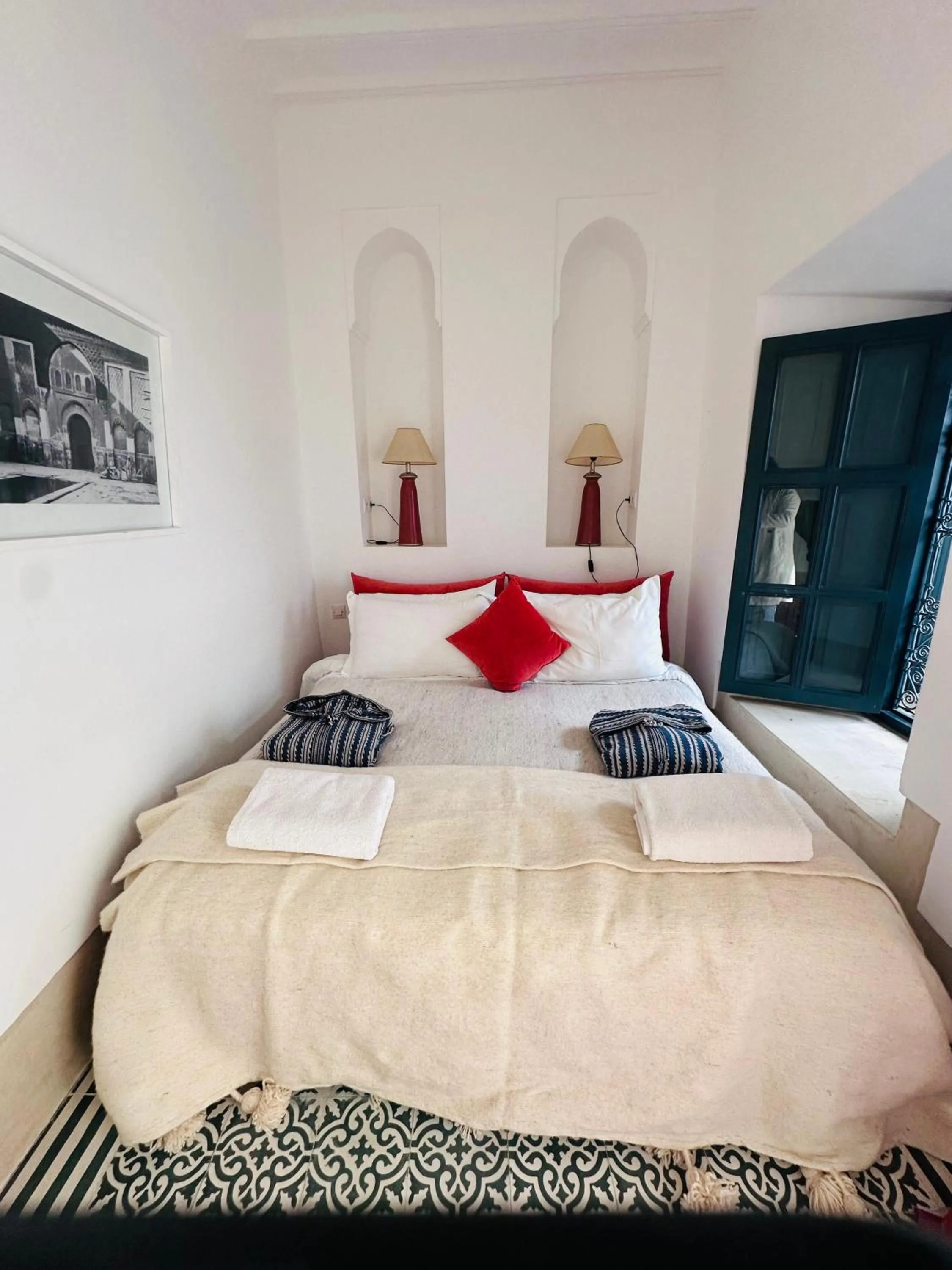 Bedroom, Bed in Berber Duchess Riad
