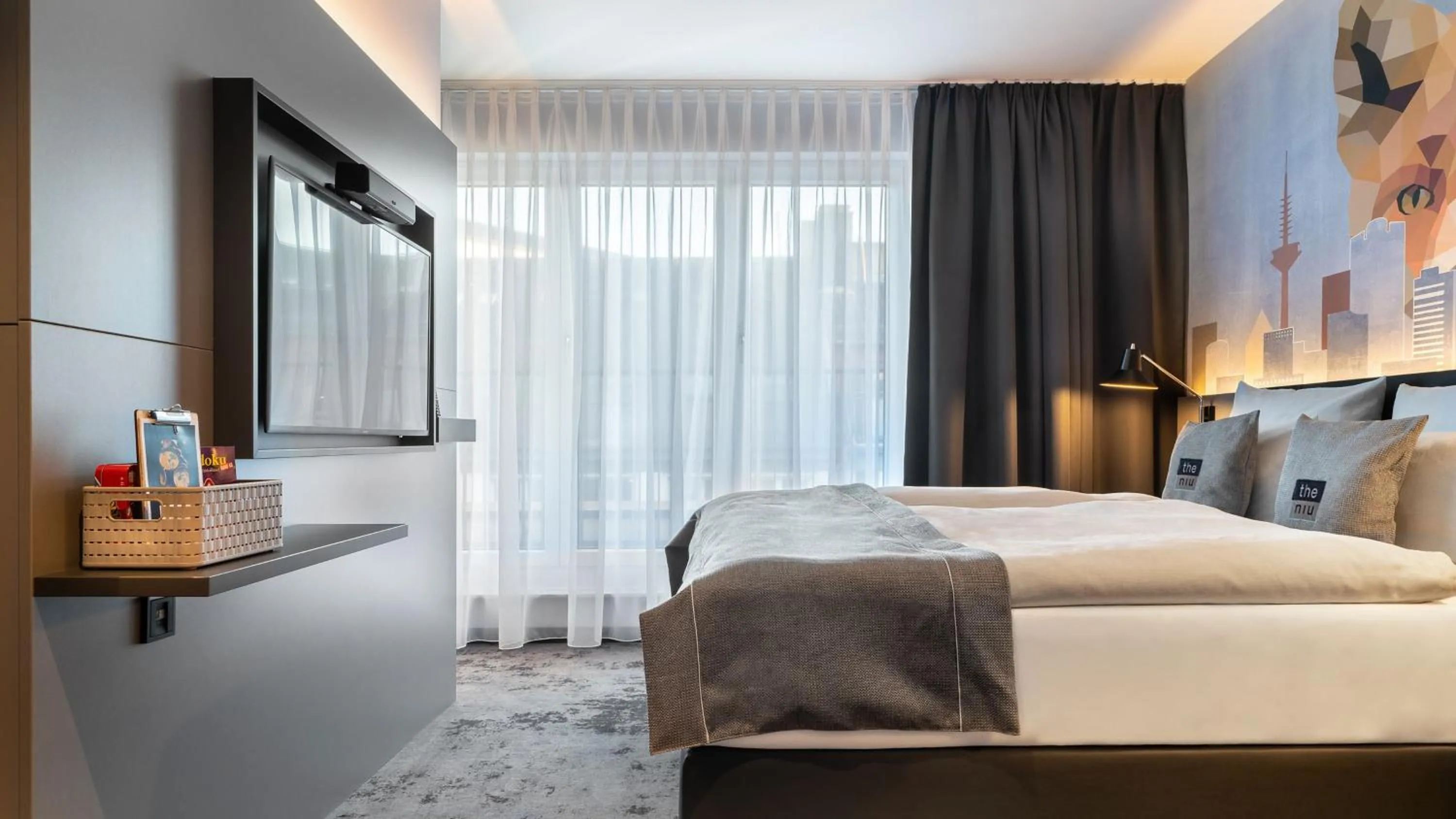 Photo of the whole room, Bed in Holiday Inn - the niu, Charly Frankfurt City by IHG