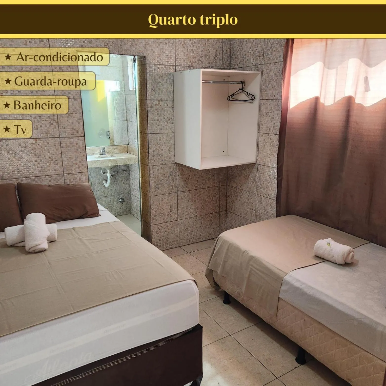 Bed in Hotel Goiás Norte