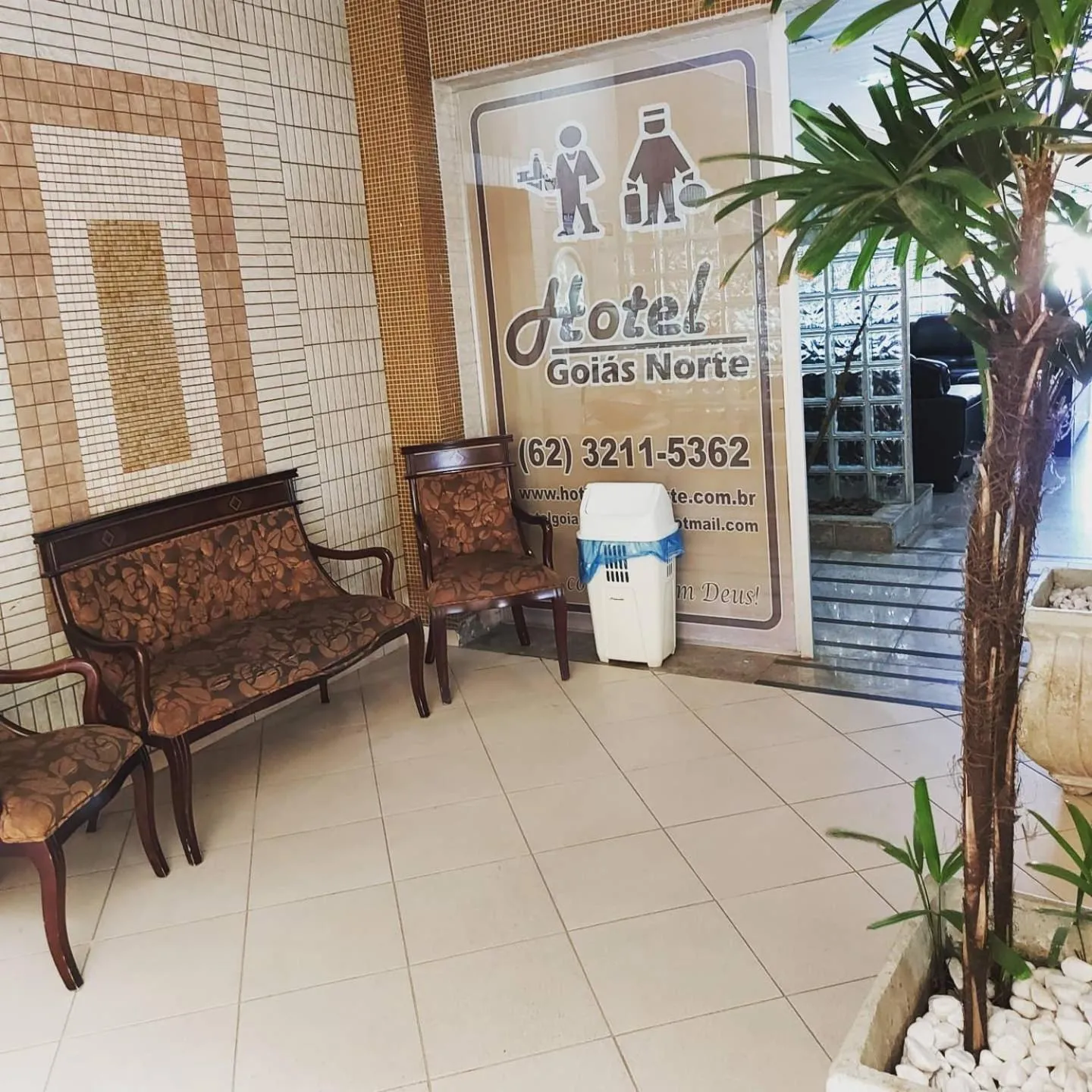 Living room in Hotel Goiás Norte