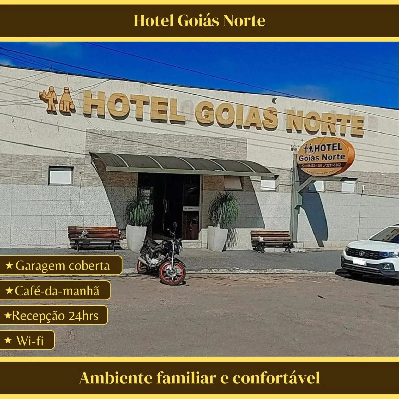 Property logo or sign in Hotel Goiás Norte