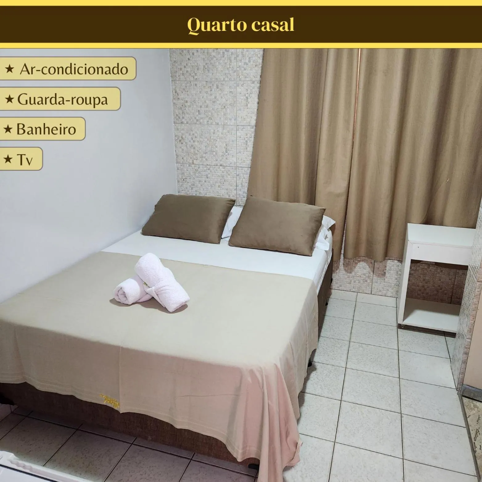 Bed in Hotel Goiás Norte