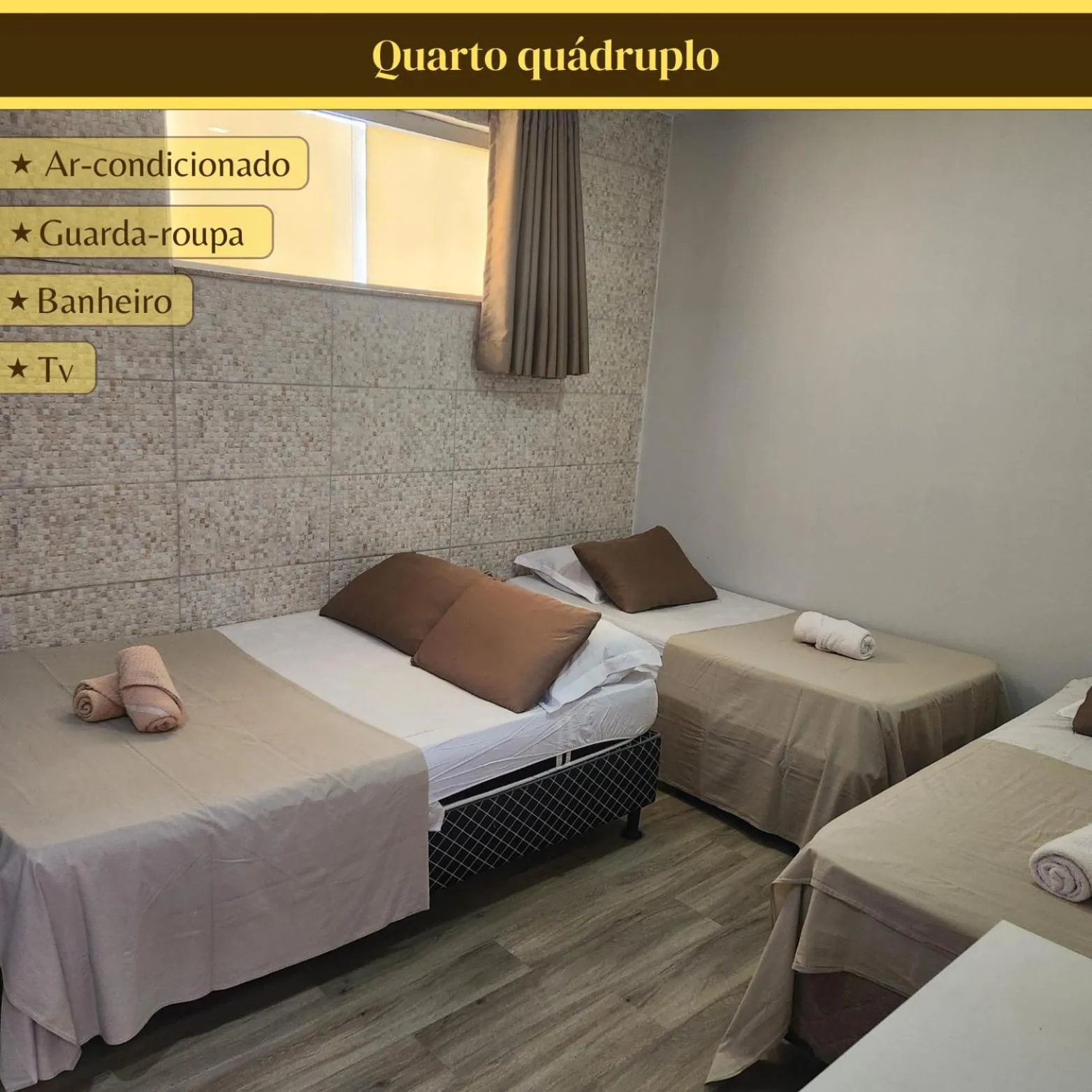 Bed in Hotel Goiás Norte