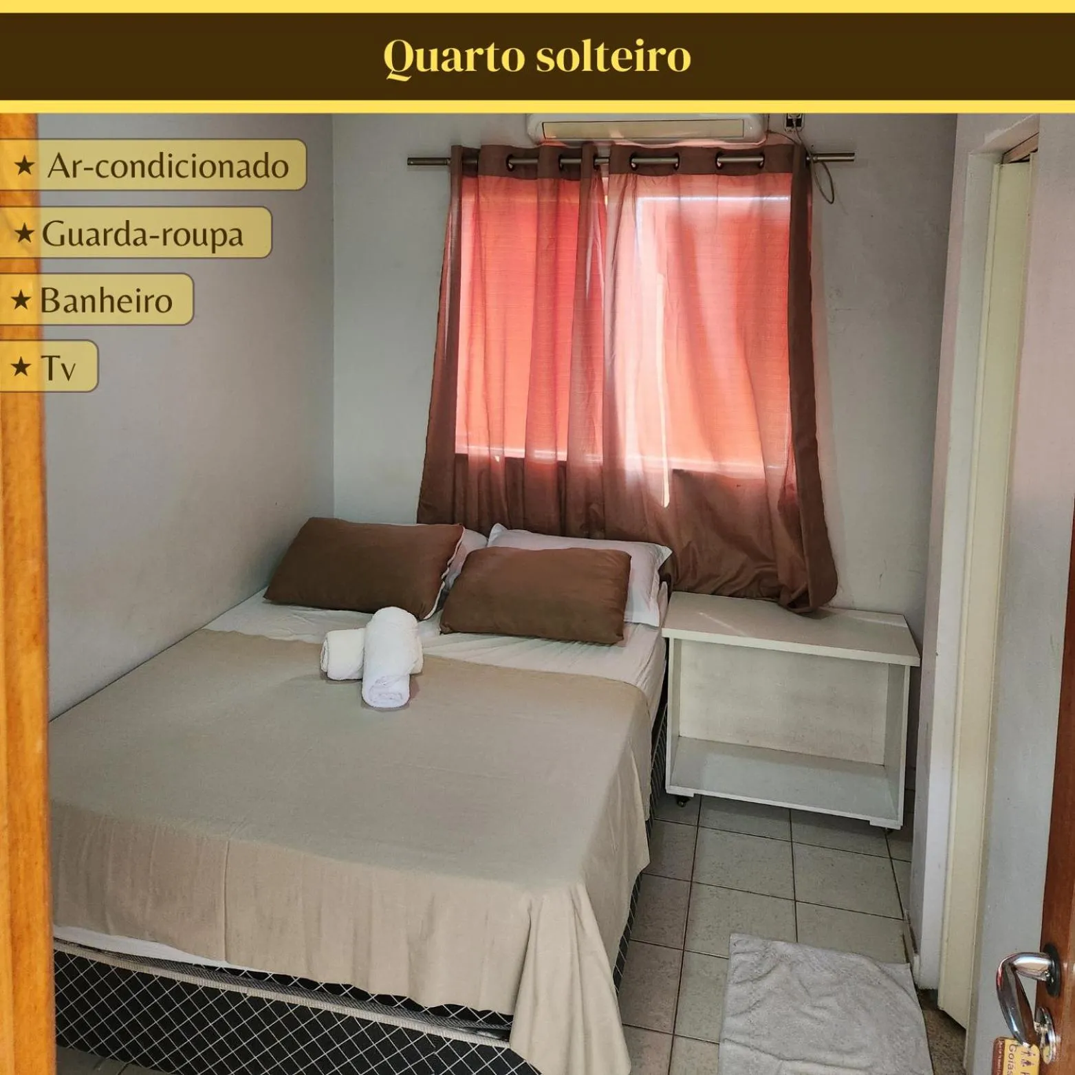 Bed in Hotel Goiás Norte
