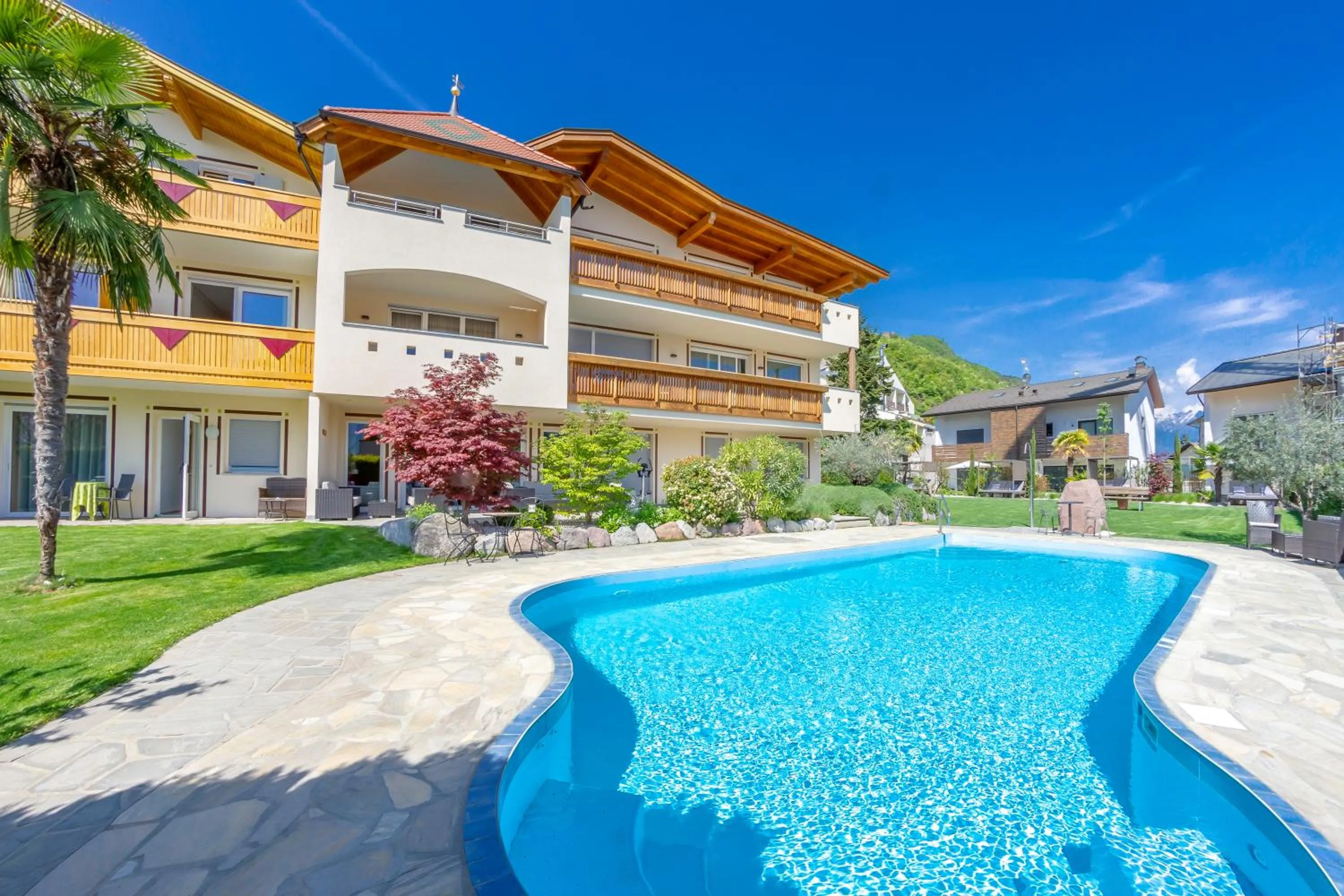 Swimming pool in Hotel Mehrhauser