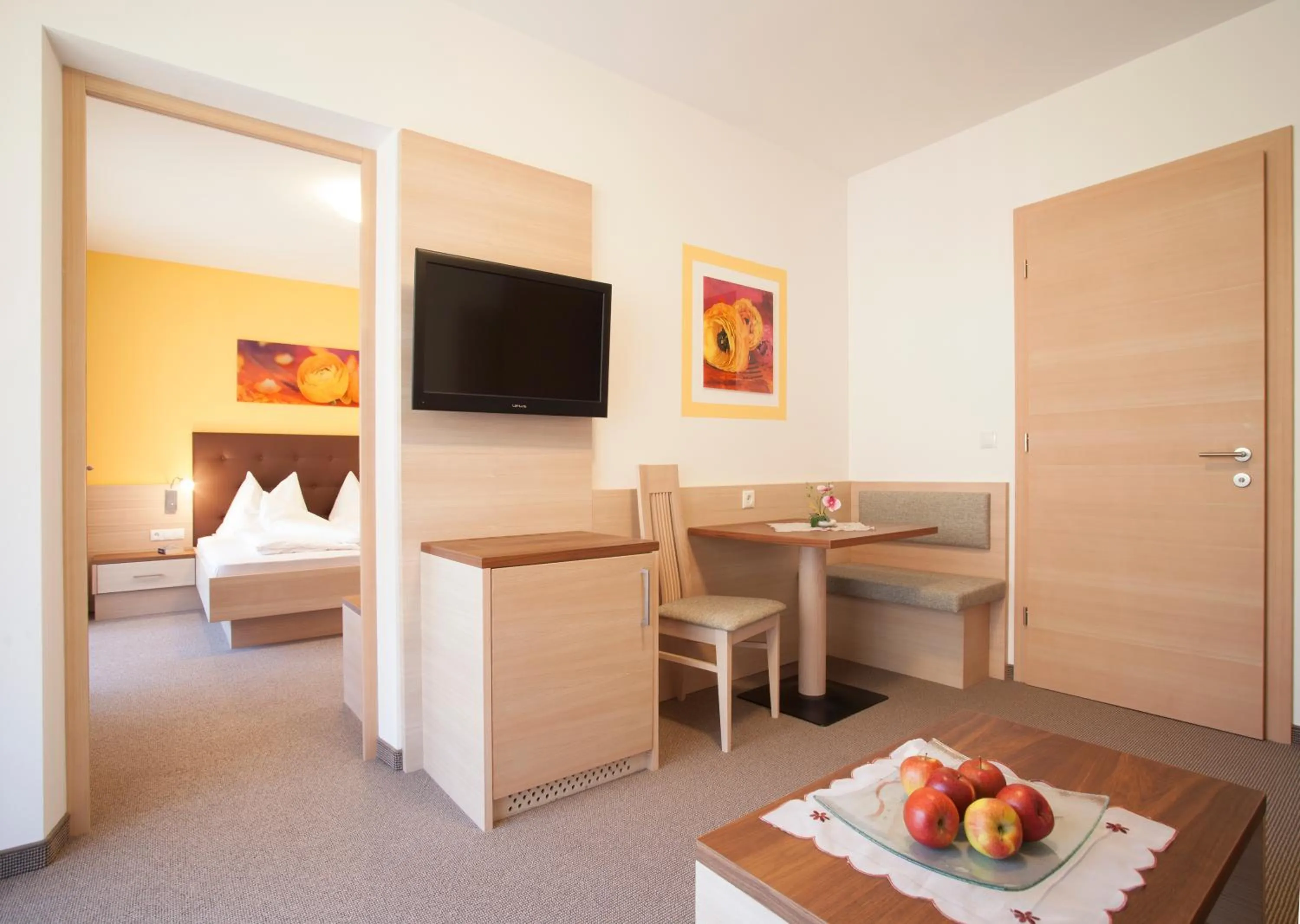 Photo of the whole room, Bed in Hotel Mehrhauser