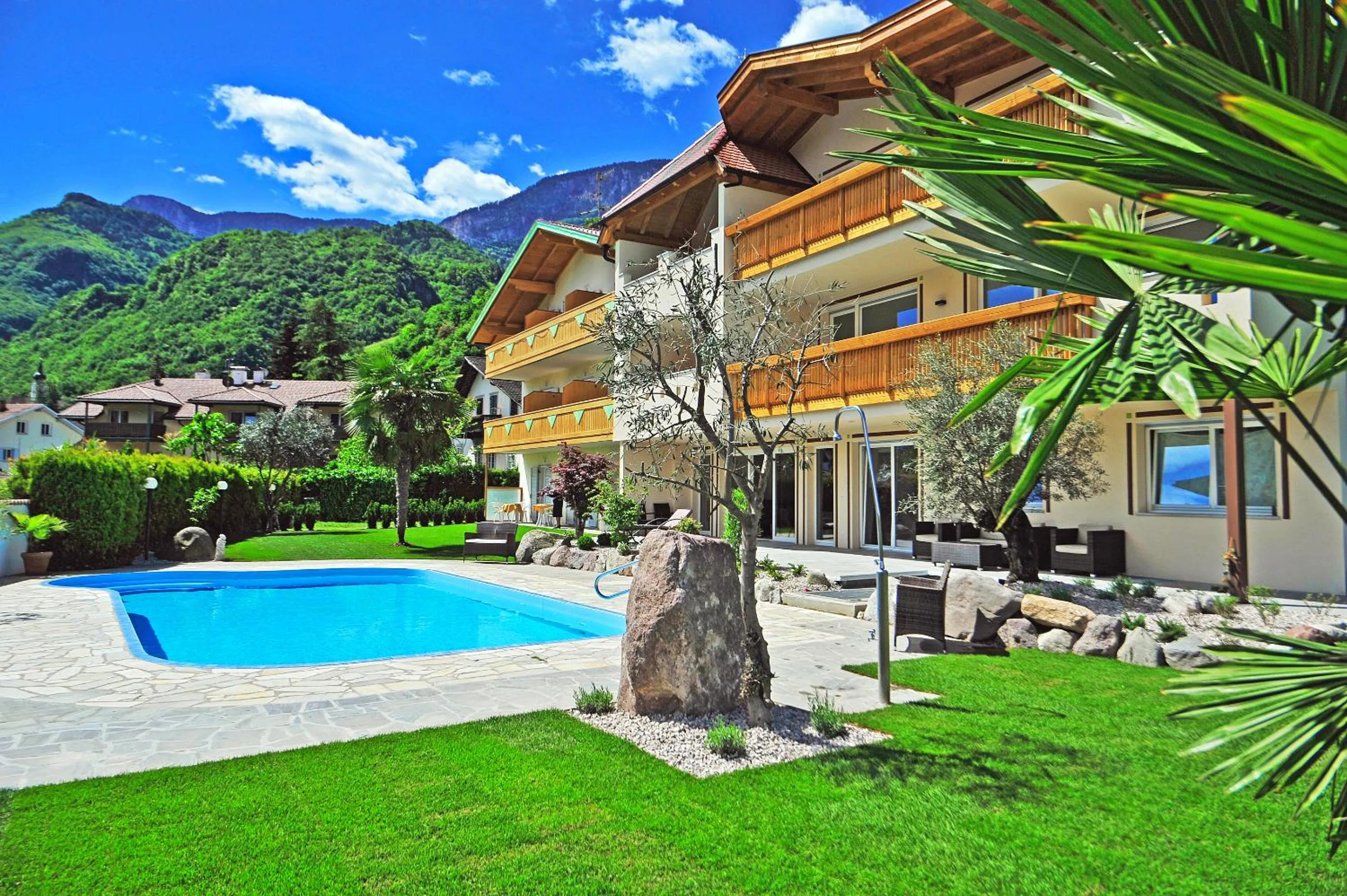 Swimming pool in Hotel Mehrhauser