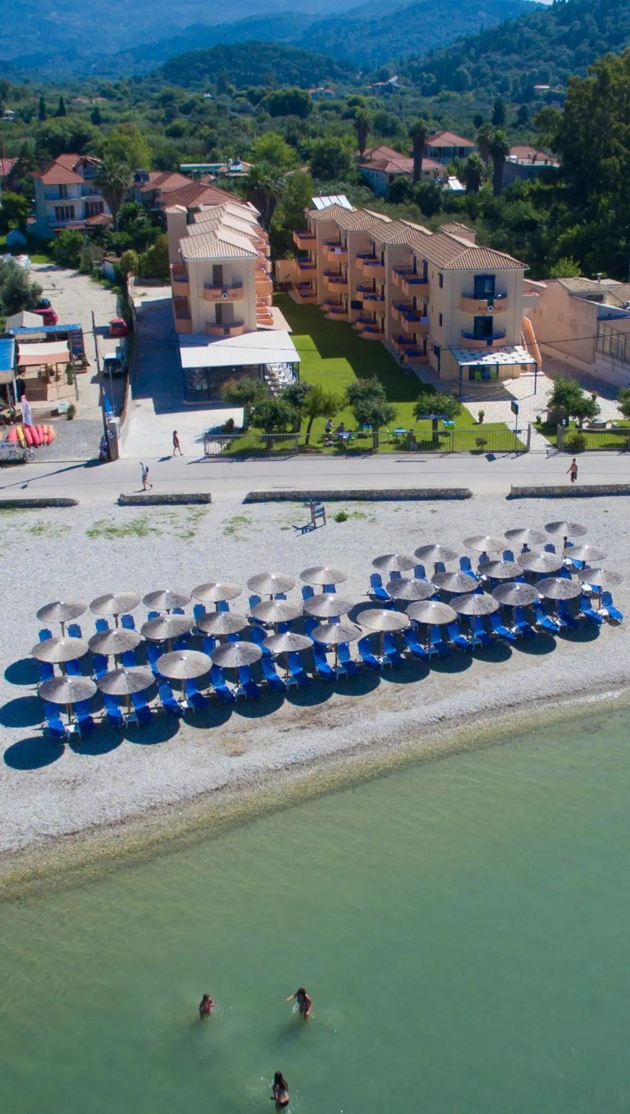 Bird's eye view in Akroyiali Resort