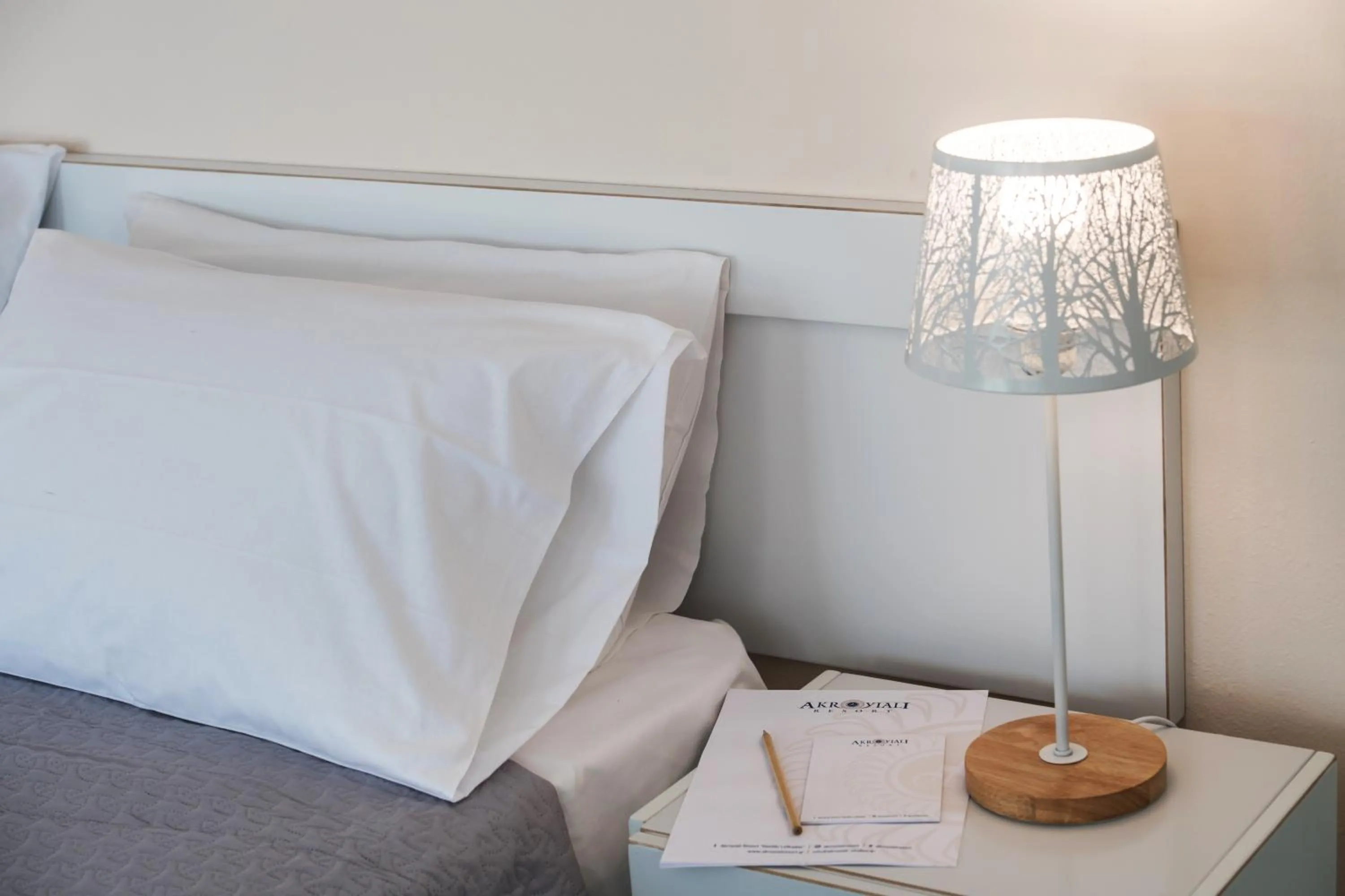 Decorative detail, Bed in Akroyiali Resort