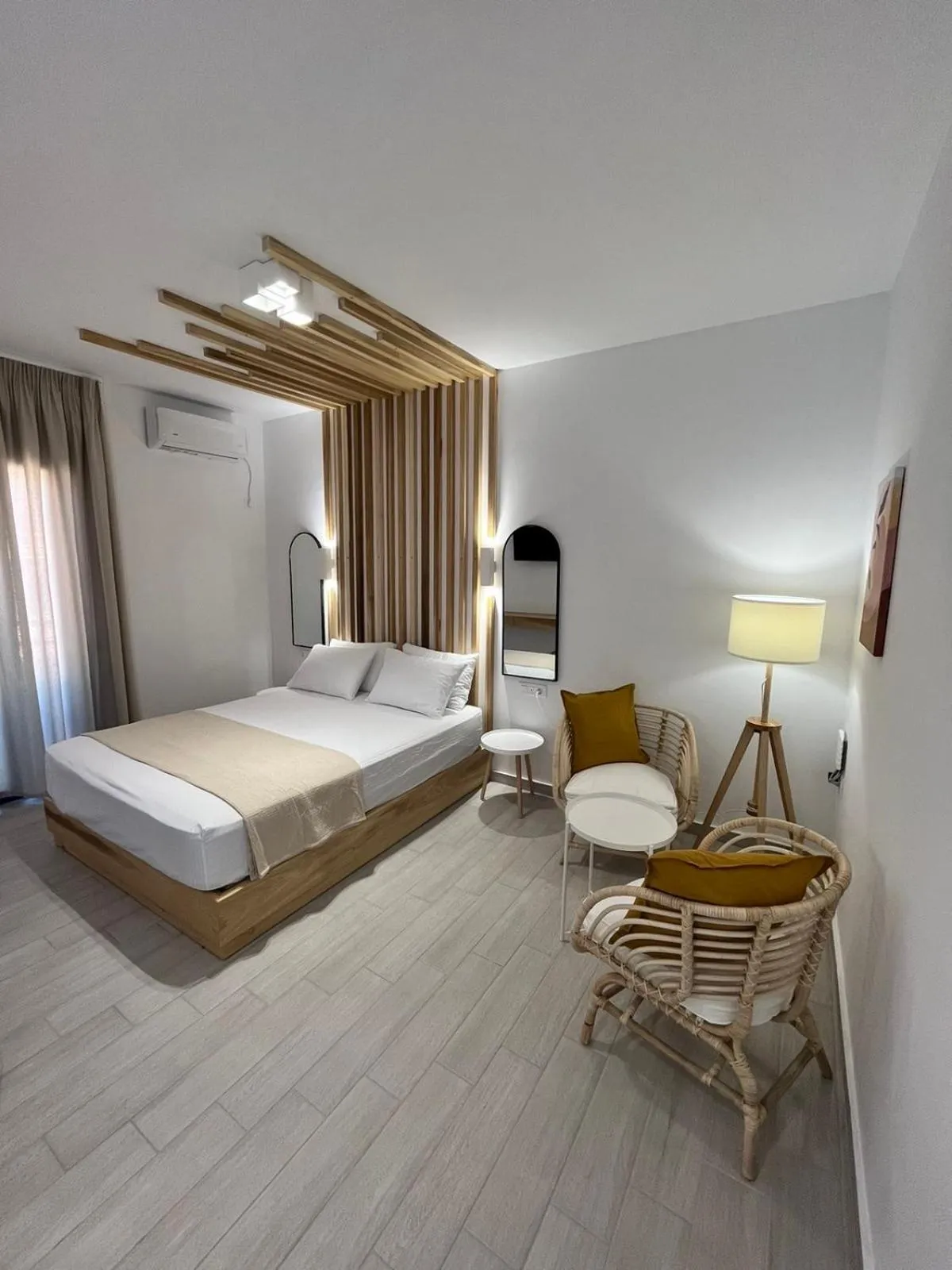 Bed in Akroyiali Resort