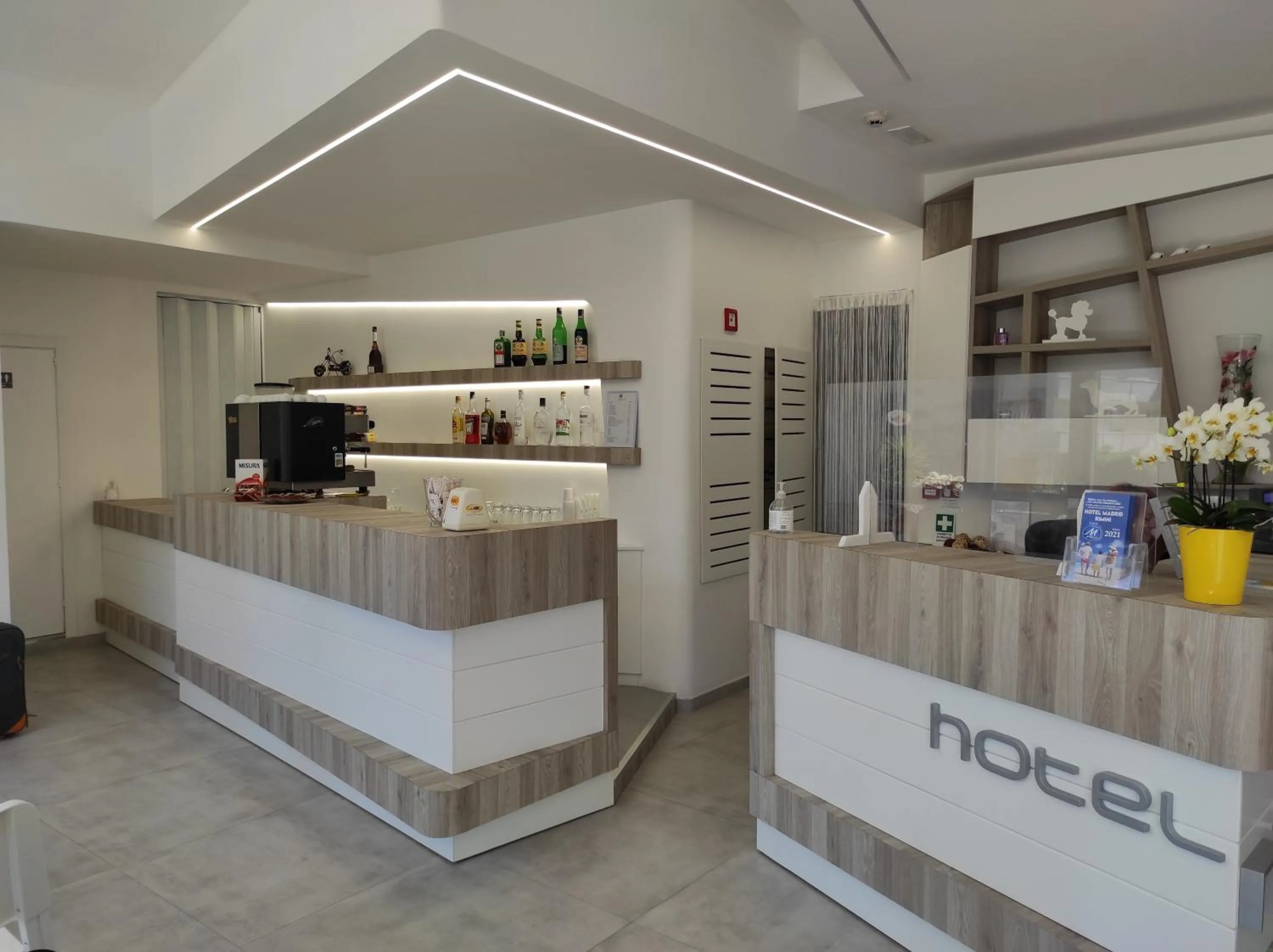 Lobby or reception in Hotel Madrid