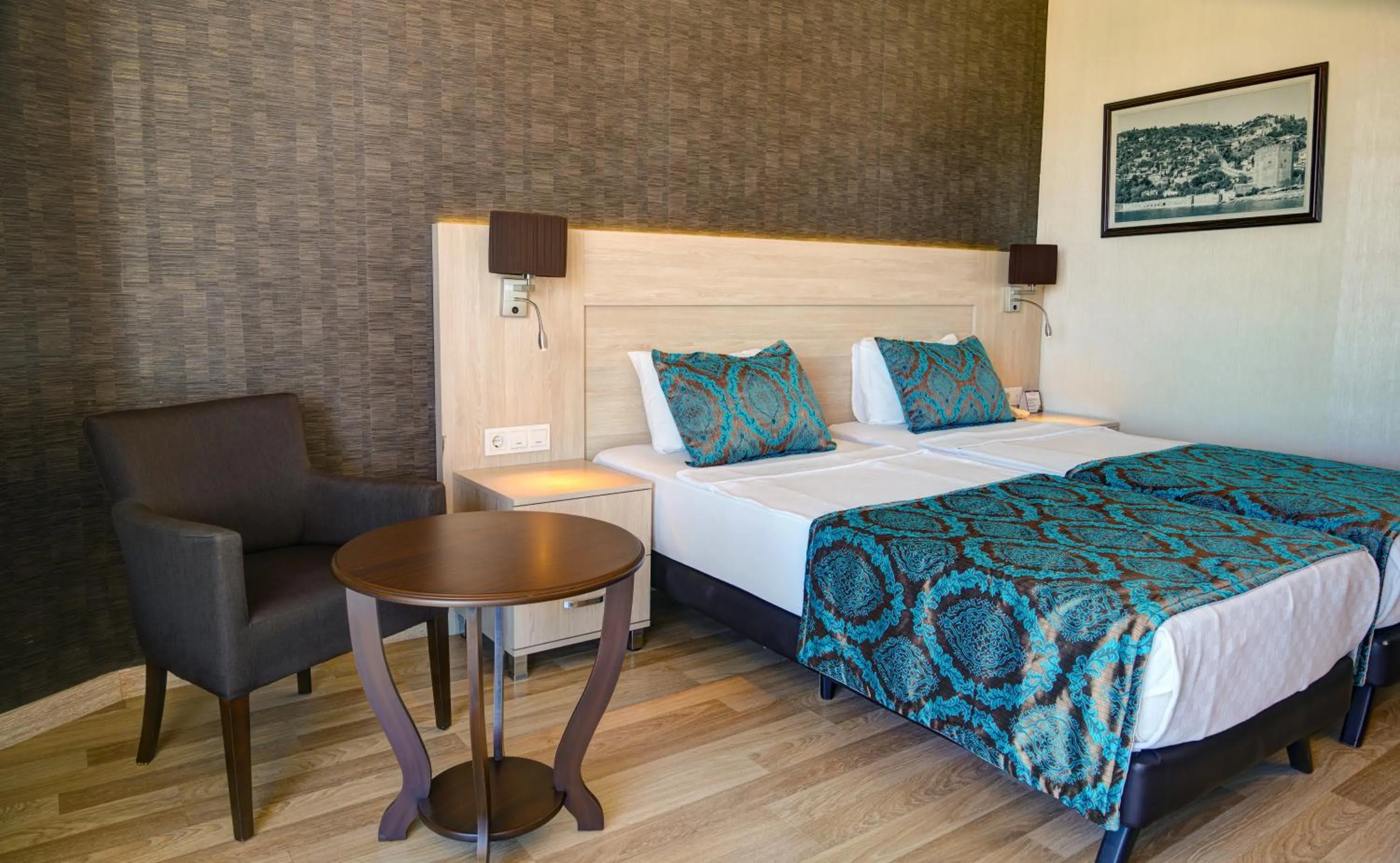 Bed in Parador Beach Hotel All Inclusive