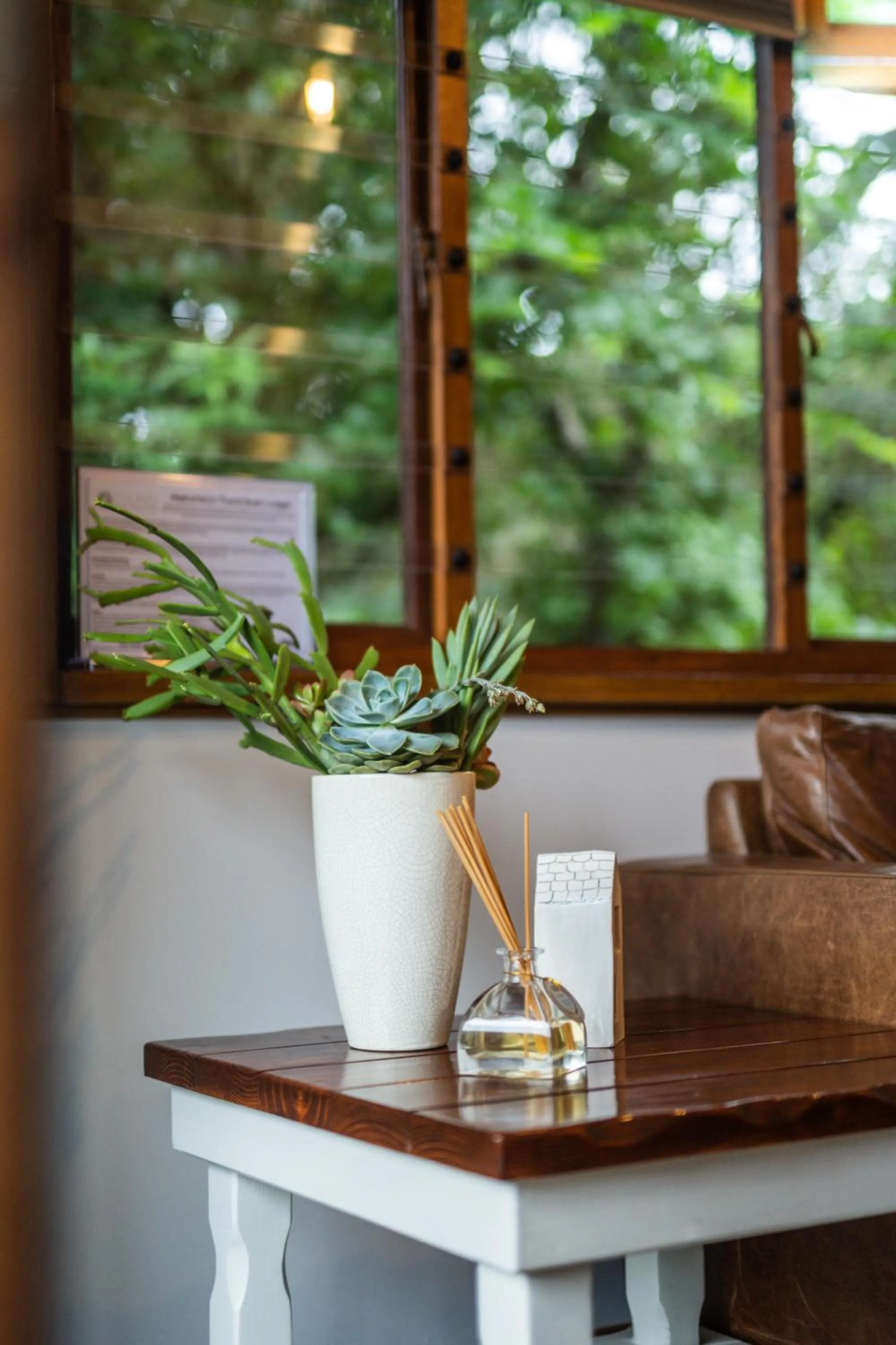 Decorative detail in Thunzi Bush Lodge