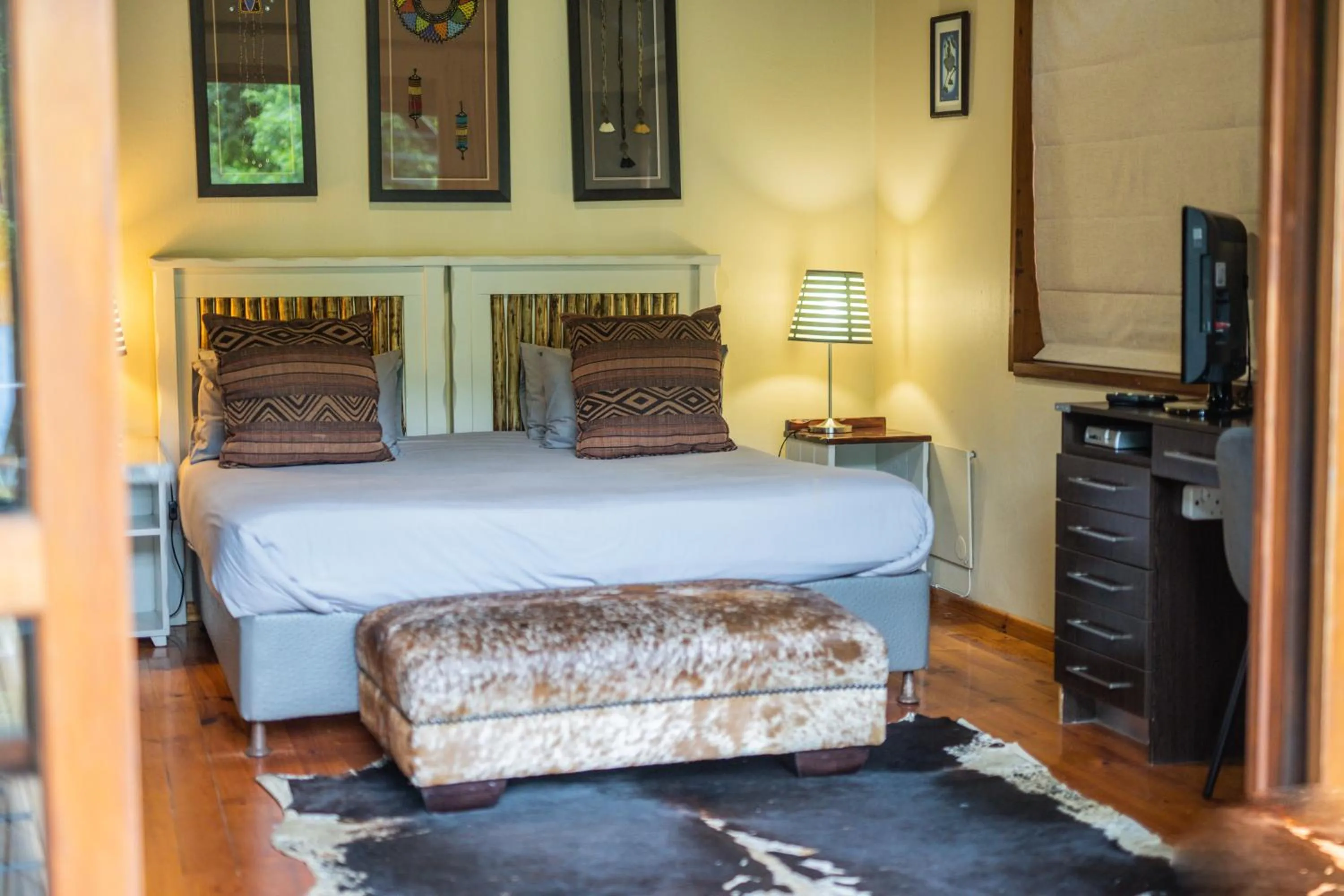 Bedroom, Bed in Thunzi Bush Lodge