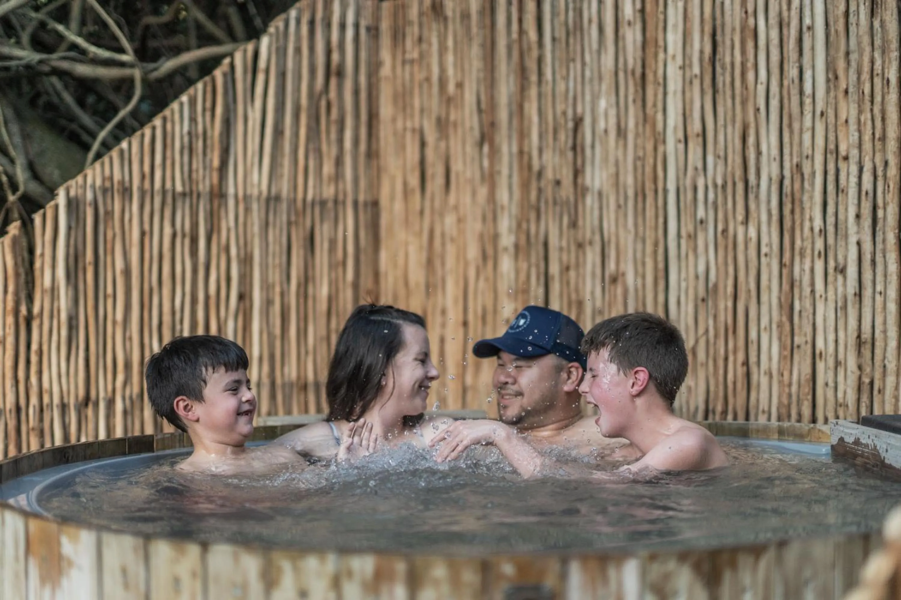 Hot Tub in Thunzi Bush Lodge